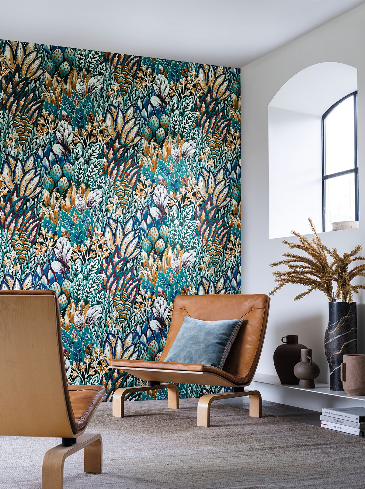 Papier peint Nature Avicennia noir - Karabane de Casamance | Réf. CAS-75162858