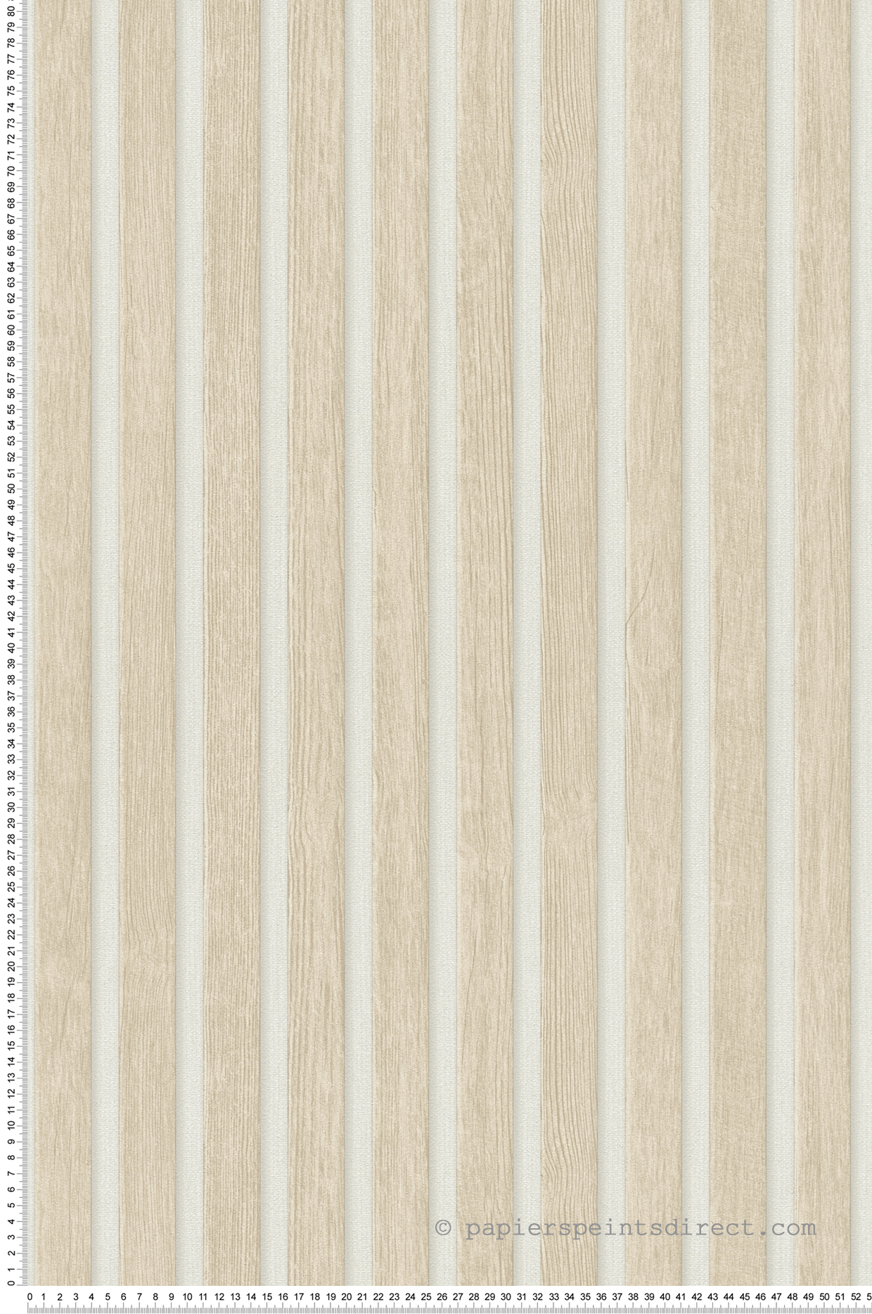 Papier peint Tasseaux Bois Chêne gris beige - Pintwalls 2 d'A.S. Création | Réf. AS-391097