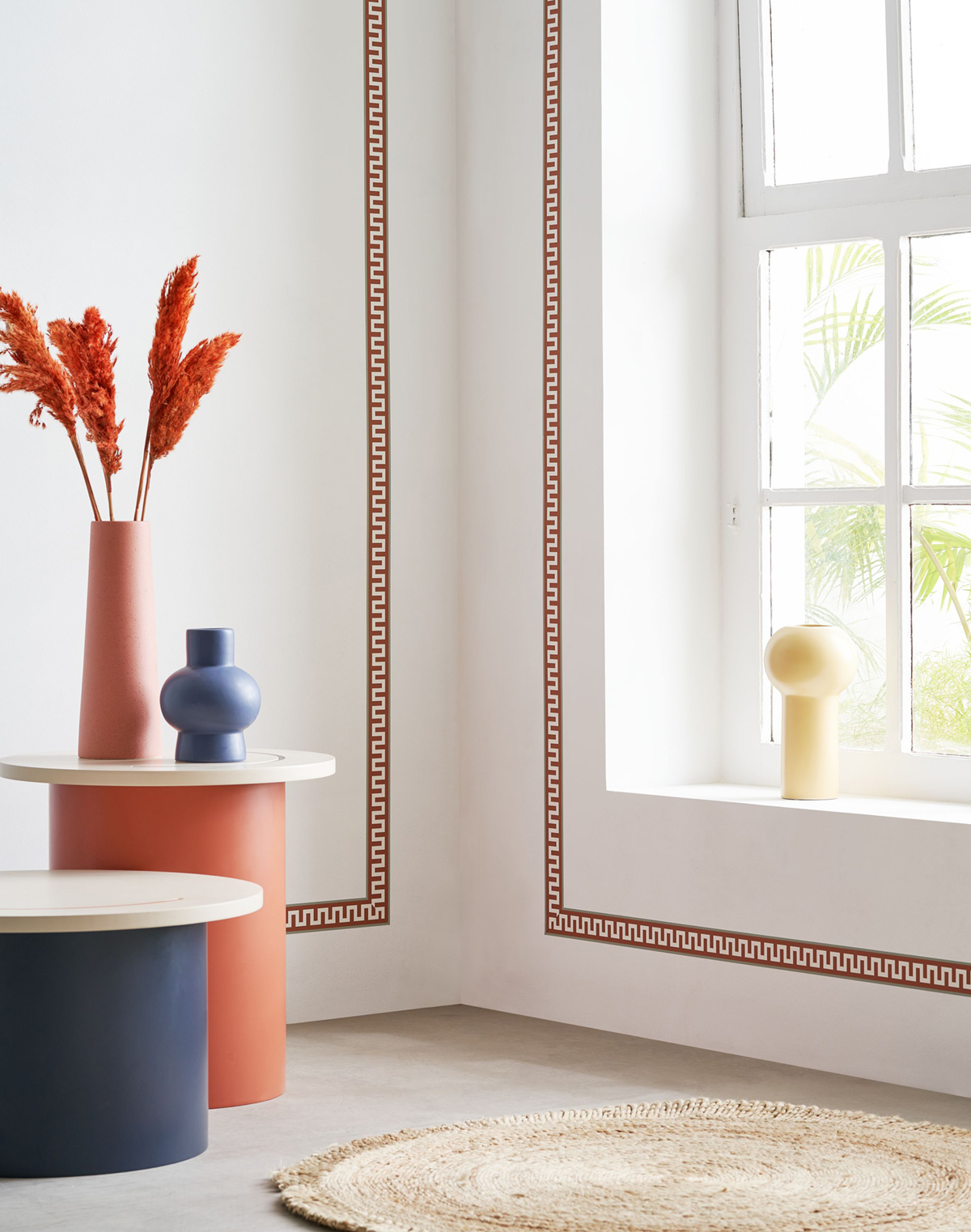 Galon Symbole Egypte Audacieuse terre de sienne - Galons et Frises de Casadéco | Réf. GAFR200403621