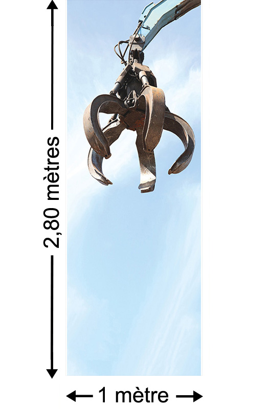 At site - Papier peint lé unique