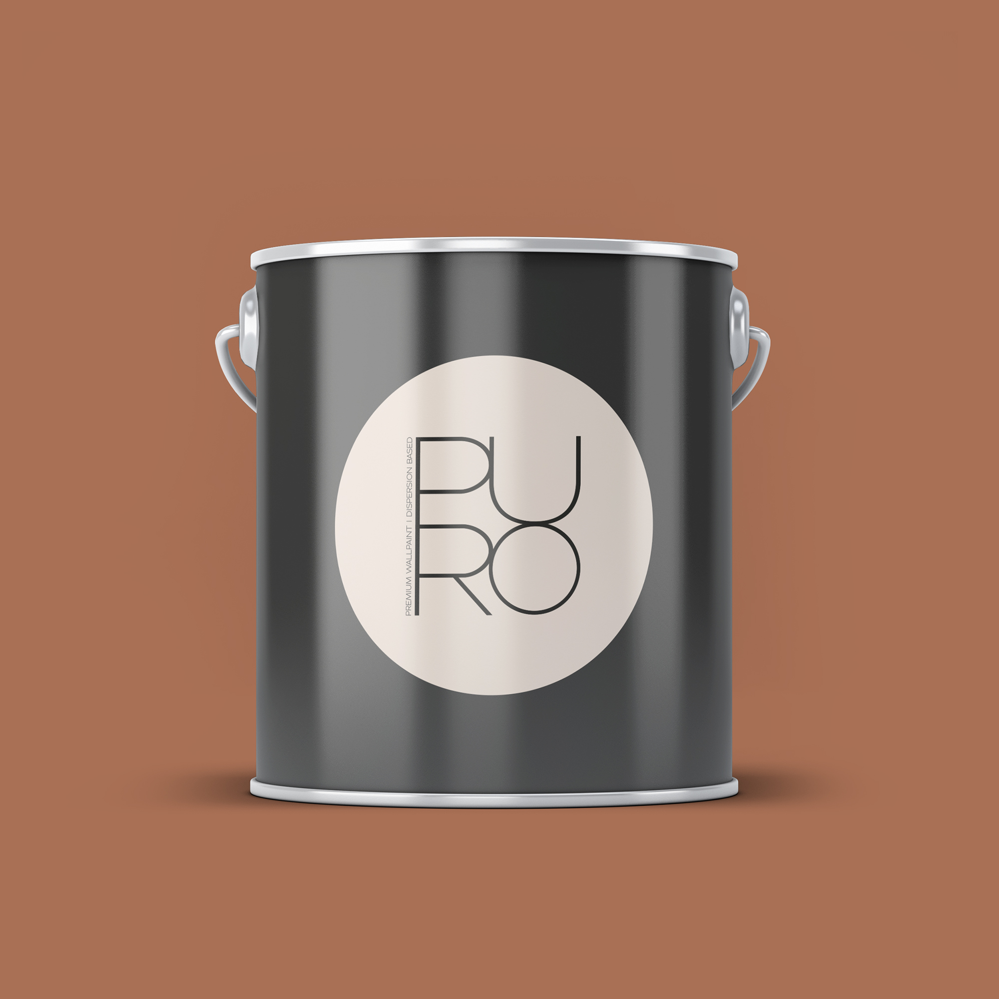 Image d'un pot de 2,5 litres de peinture Puro rouge dusty orange - c9009