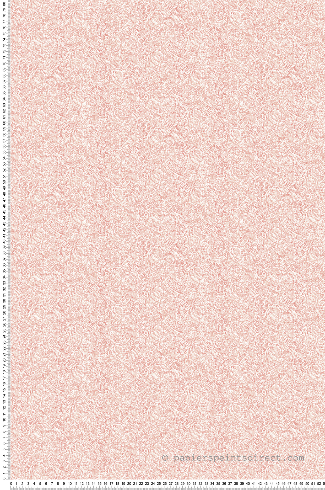 Papier peint Petit Cachemire rose - Mini Prints de Lutèce | Réf. LTC-G56691