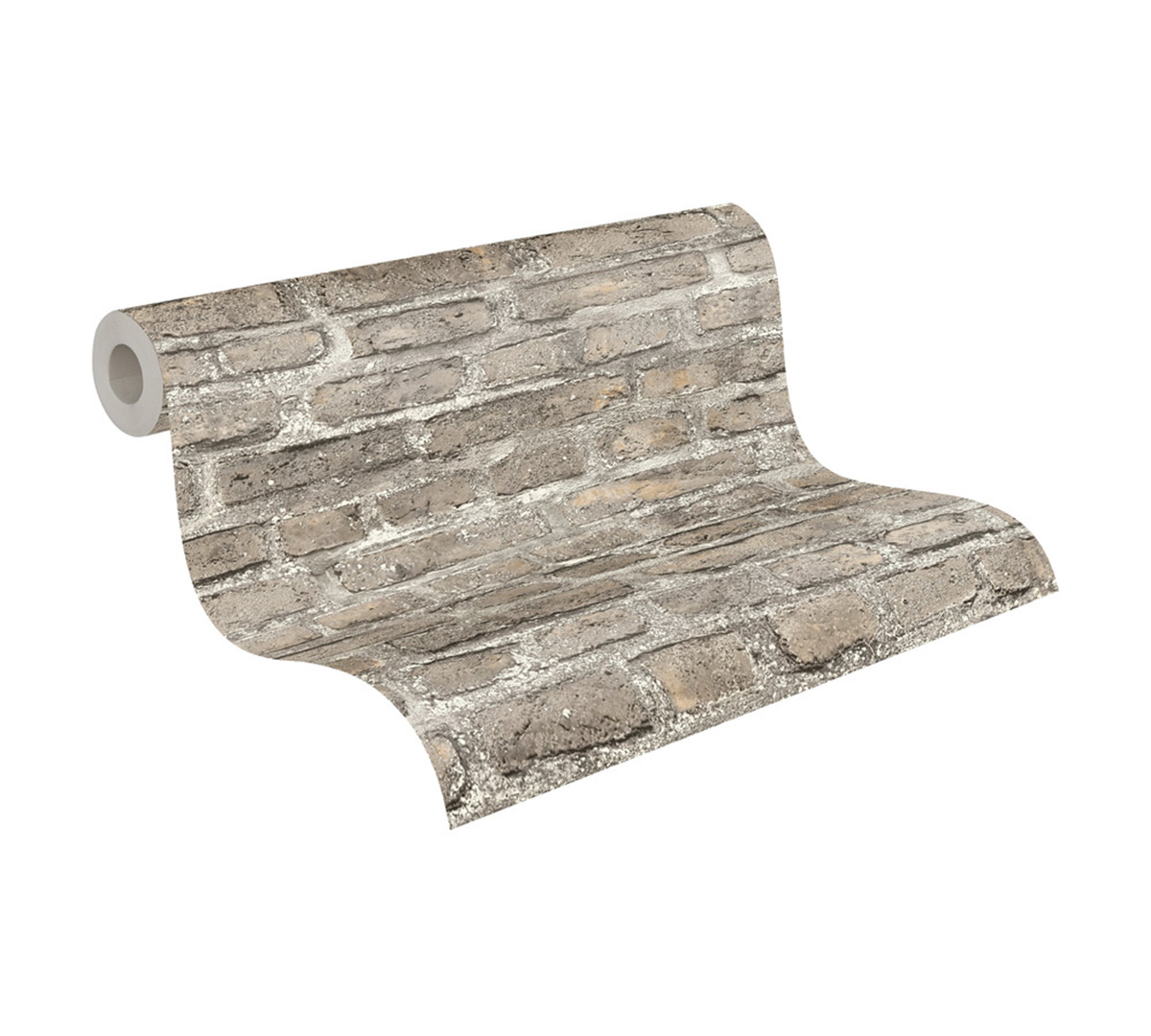 Papier peint Brique grège - Elements 2 d'A.S. Création ROLL | Réf. AS-361394