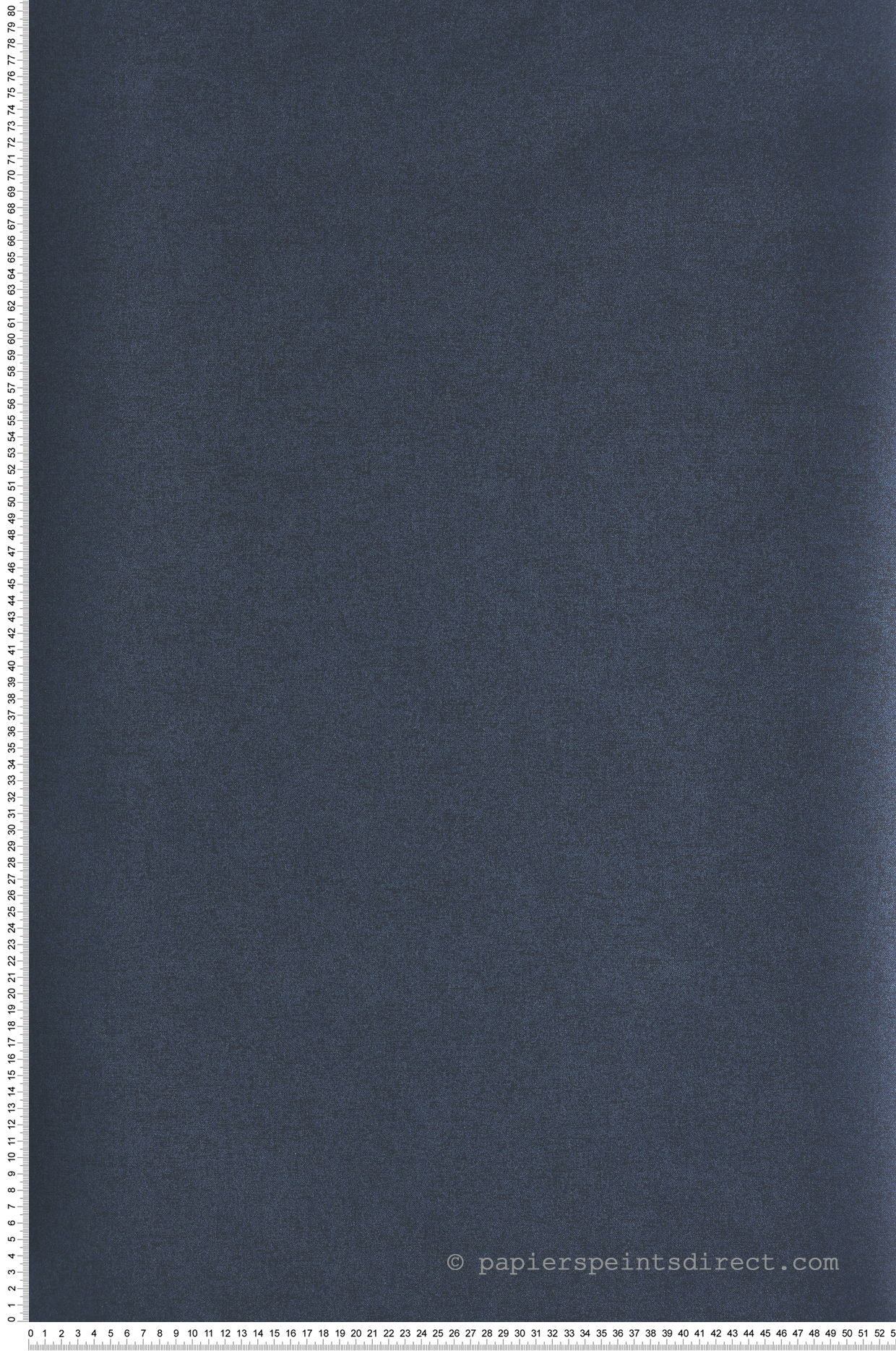 Papier peint Faux Uni Feutré Kaoru bleu nuit métallisé - Mysa de Masureel | Réf. MAS-MIS009