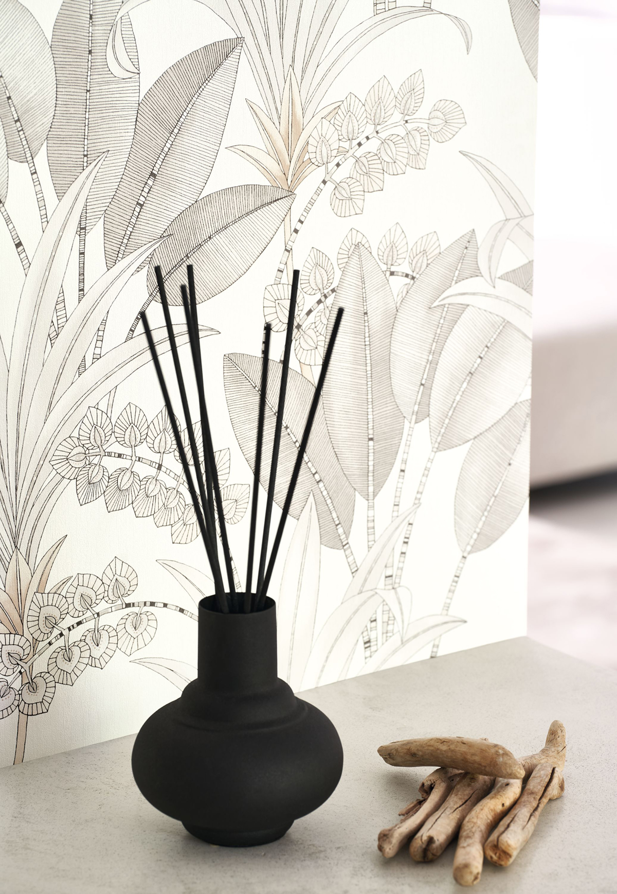 Papier peint Jungle Palma blanc - Nicaragua de Casadéco AMB2 | Réf. NICA86410202