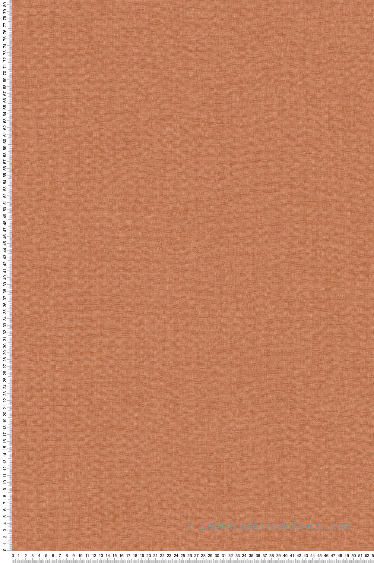 Papier peint Faux Uni Tisssage orange corail - Bohème de Casélio | Réf. BOM103223018