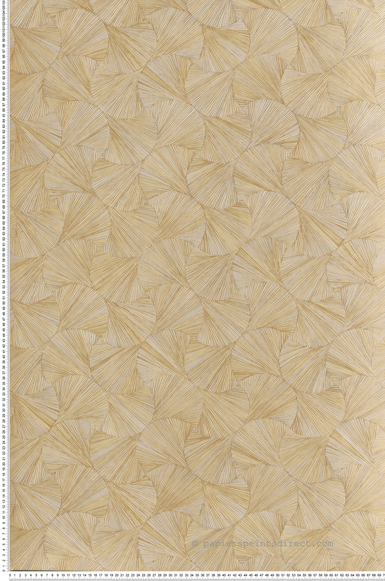 Papier peint Ecaille Végétale Lombok paille - Nature Précieuse de Casamance | Réf. CAS-B75322242