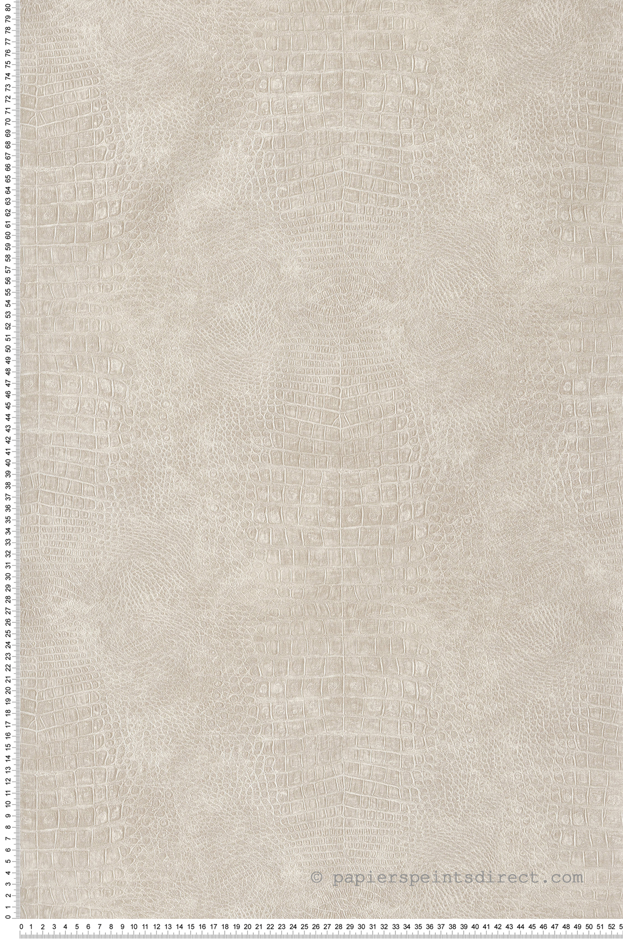 Papier peint Crocodile Imprimé Réaliste lin - Sauvage 2 de Lutèce | Réf. LTC-G67504