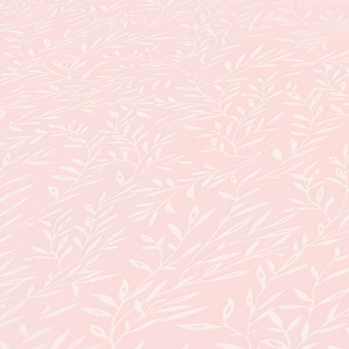 Papier peint Feuillage Vintage Olivier rose pastel - Maison Charme d'A.S. Création ZOOM | Réf. AS-390733