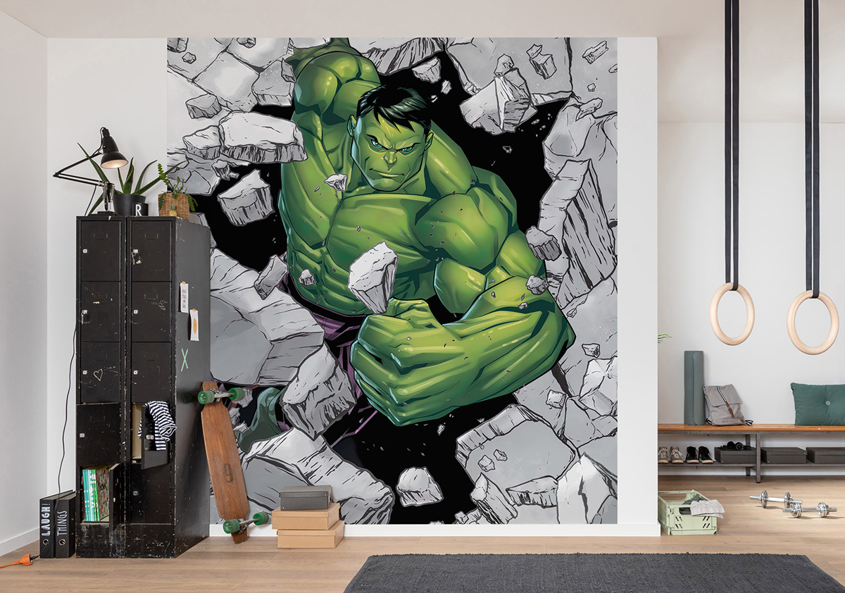 Papier peint panoramique Hulk Marvel - Papier Peint Komar Into Adventure