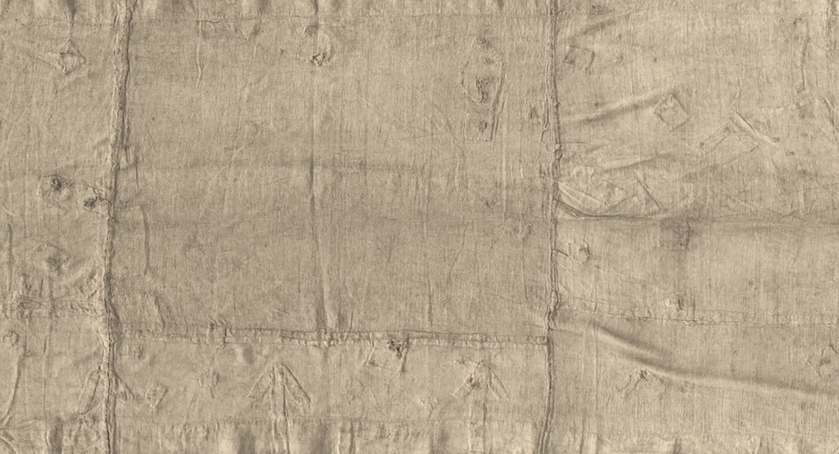 Papier peint panoramique Toile de tente - Desert Lodge de Livingwalls | Réf. DD123410