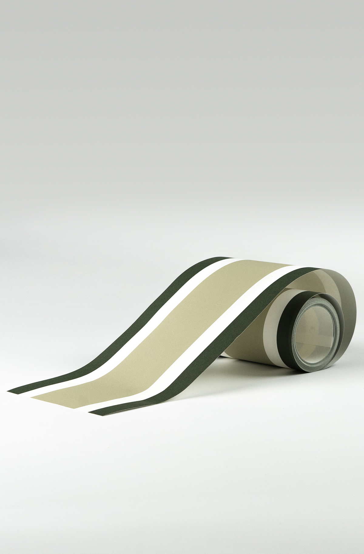 Frise Classique Rayure Élégante vert argile - Galons et Frises de Casadéco | Réf. GAFR200387732