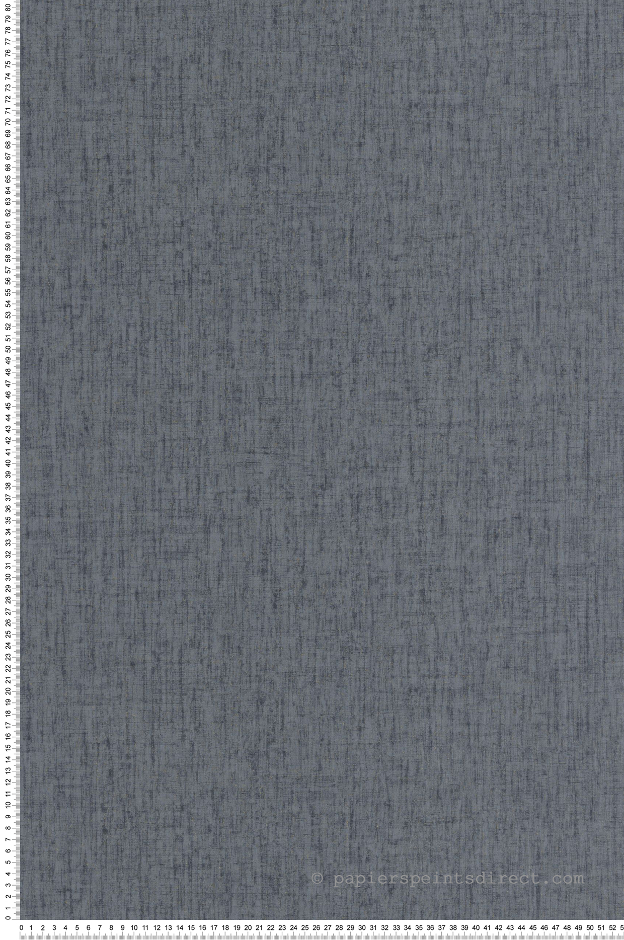 Papier peint Faux uni Ecorce Scribe bleu orage doré - Babylone de Casadéco | Réf. BBLN89756516