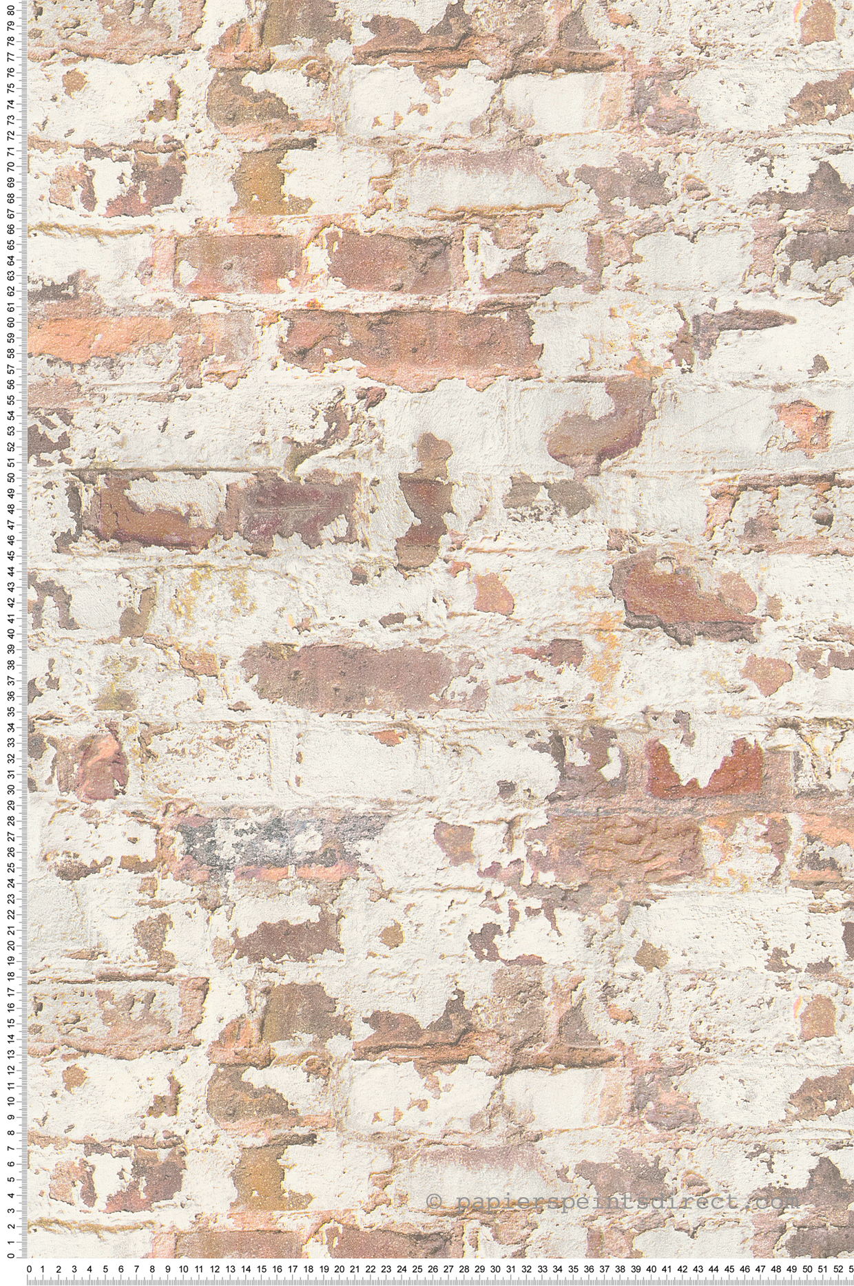 Papier peint Brique Usée rouge - Elements 2 d'A.S. Création | Réf. AS-369291