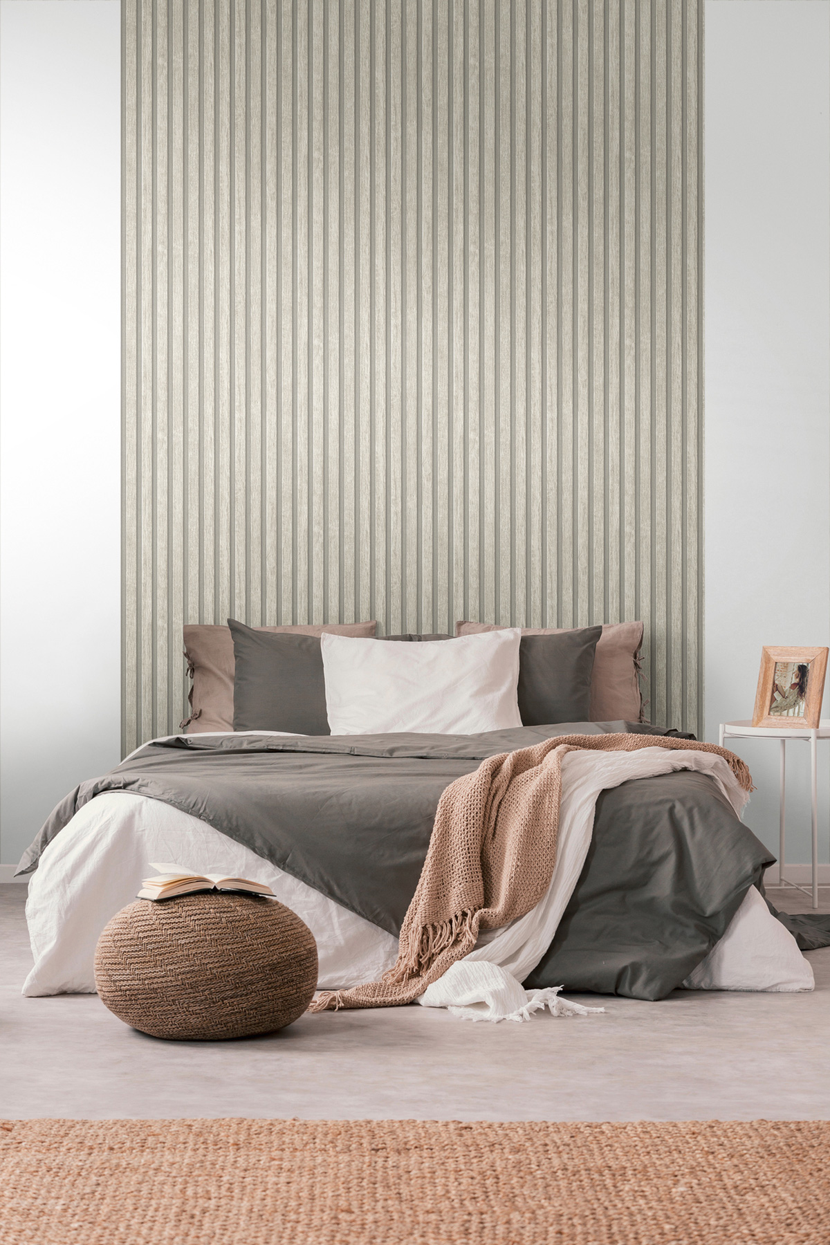 Papier peint Tasseaux Bois Chêne blanchi - Pintwalls 2 d'A.S. Création AMB4 | Réf. AS-391095