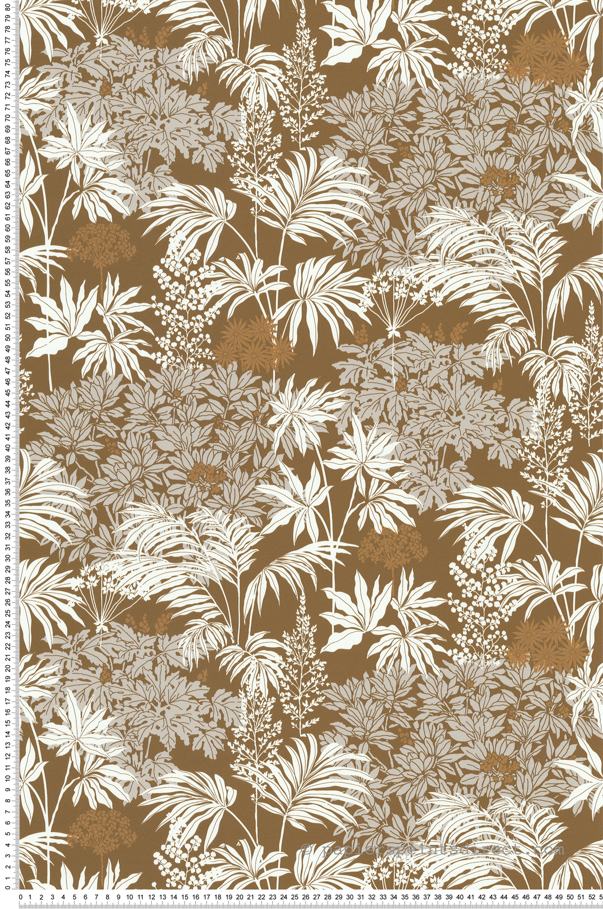 Papier peint Nature Sauvage marron cuivré - Les Essentiels de Lutèce | Réf. LTC-51250808