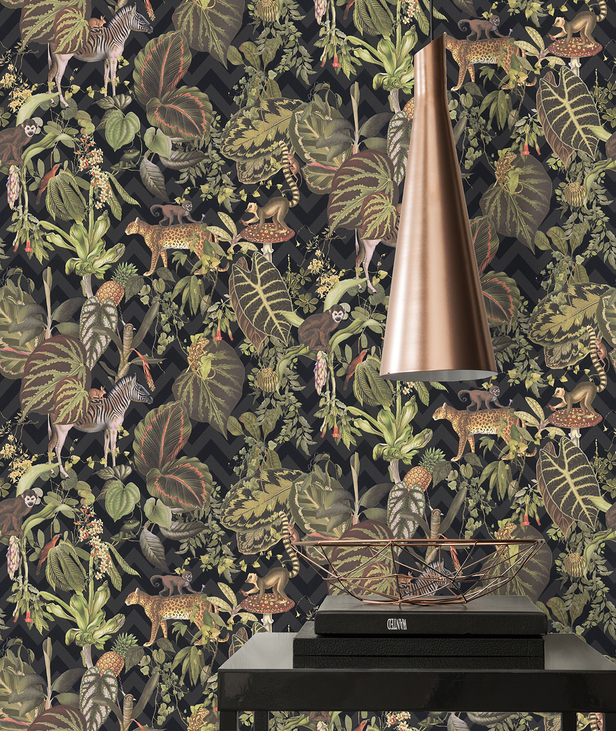 Papier peint Jungle Léopard noir - Change is good de Michalsky | Réf. MC-37990-1