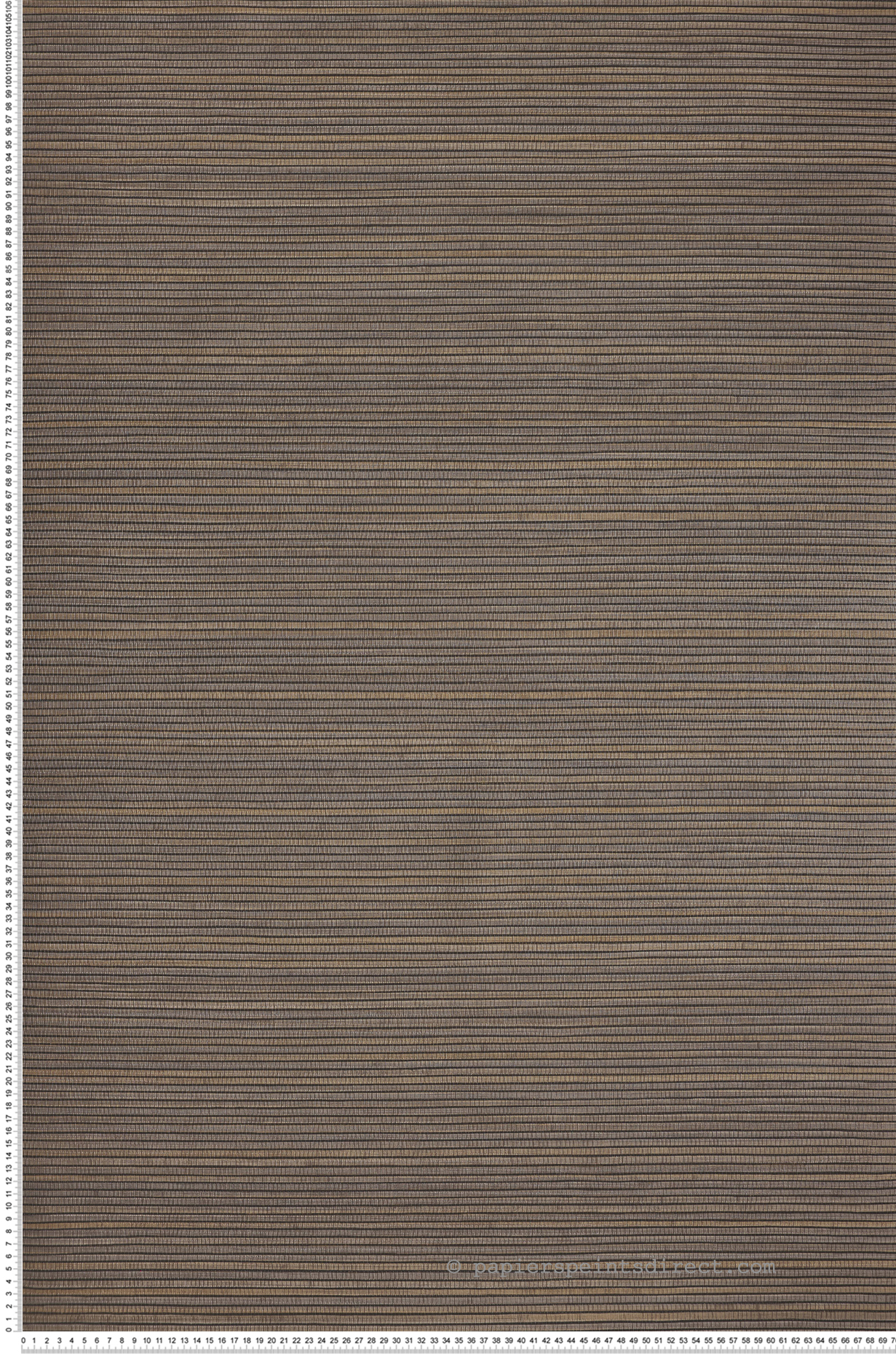 Papier peint Tissage Pandan gris cendre marron - Végétal de Casamance | Réf. CAS-75360304