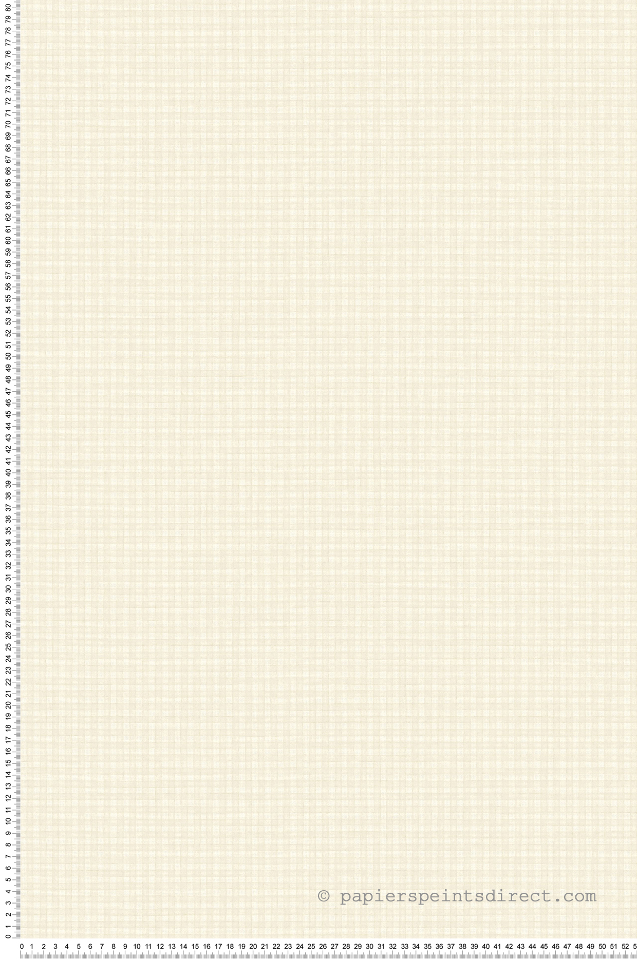 Papier peint Vichy Délicat Jude beige - Carnaby Street de Casadéco | Réf. CARN200552722