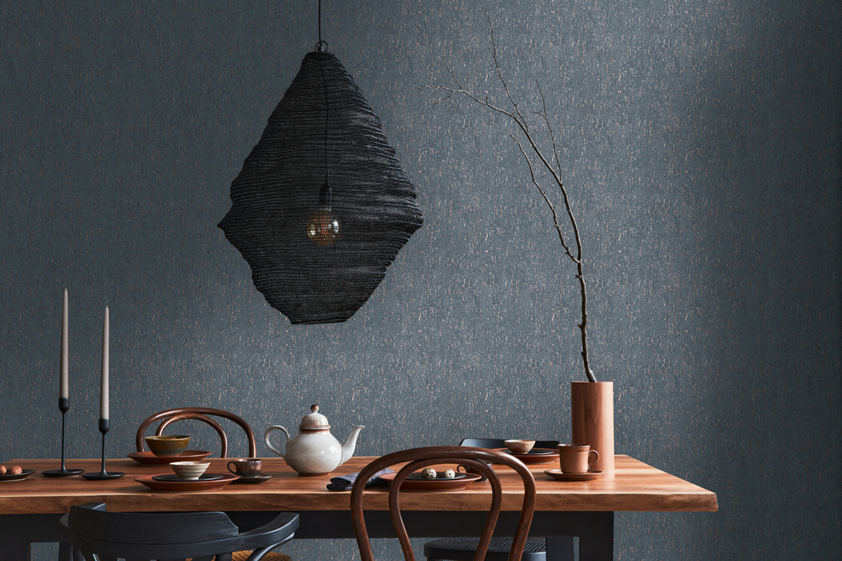 Papier peint Écorce Bois nuit cuivré - Smart Surfaces d'A.S. Création AMB2| Réf. AS-395622