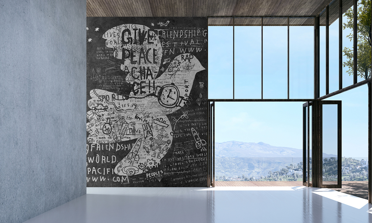 Papier peint panoramique Walls by Patel 3 - Référence DD122536 - Intissé 200g/m2 - 200 x 270 cm