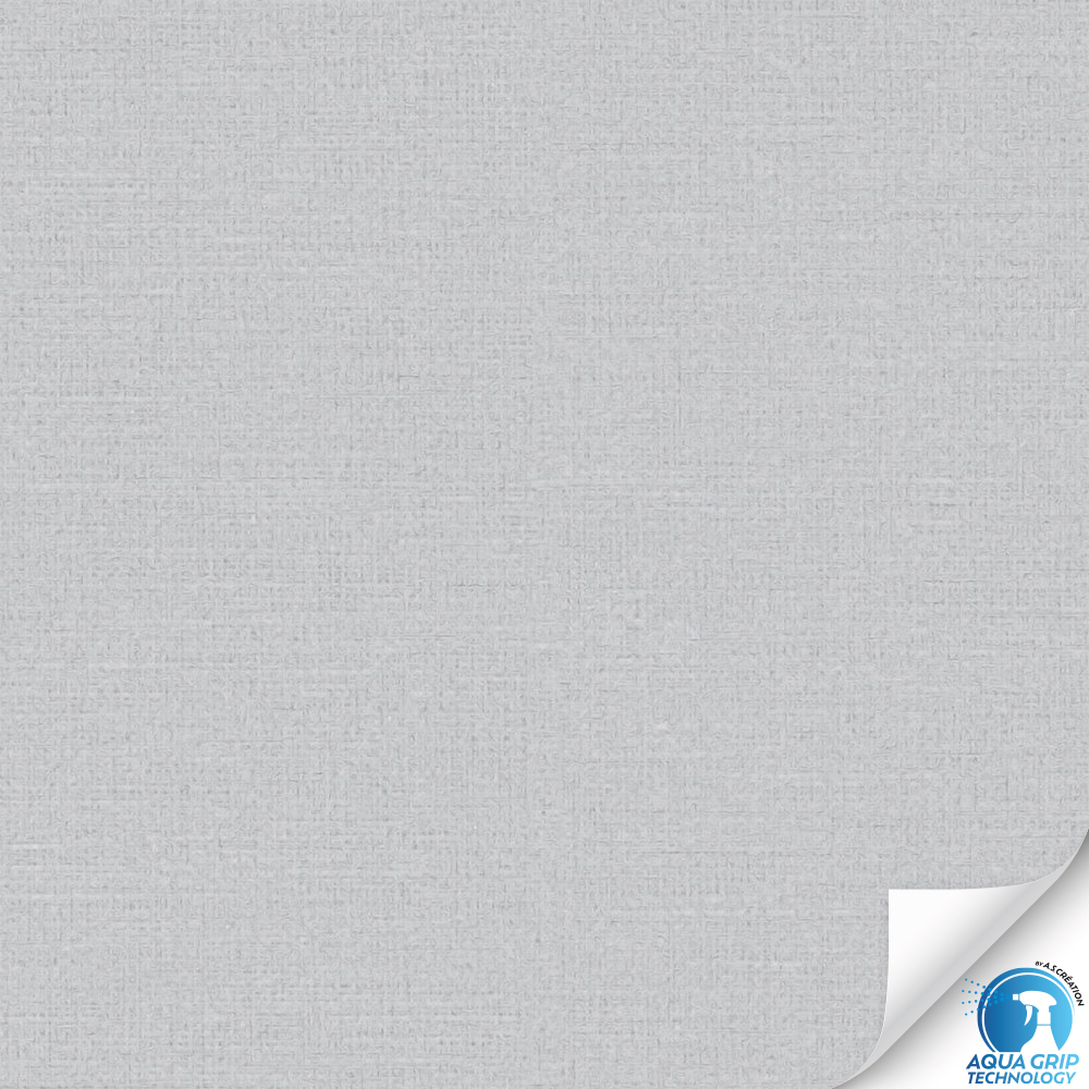 Papier peint préencollé Uni Around gris souris - Designdrop d'A.S. Création ZOOM | Réf. AS-784992