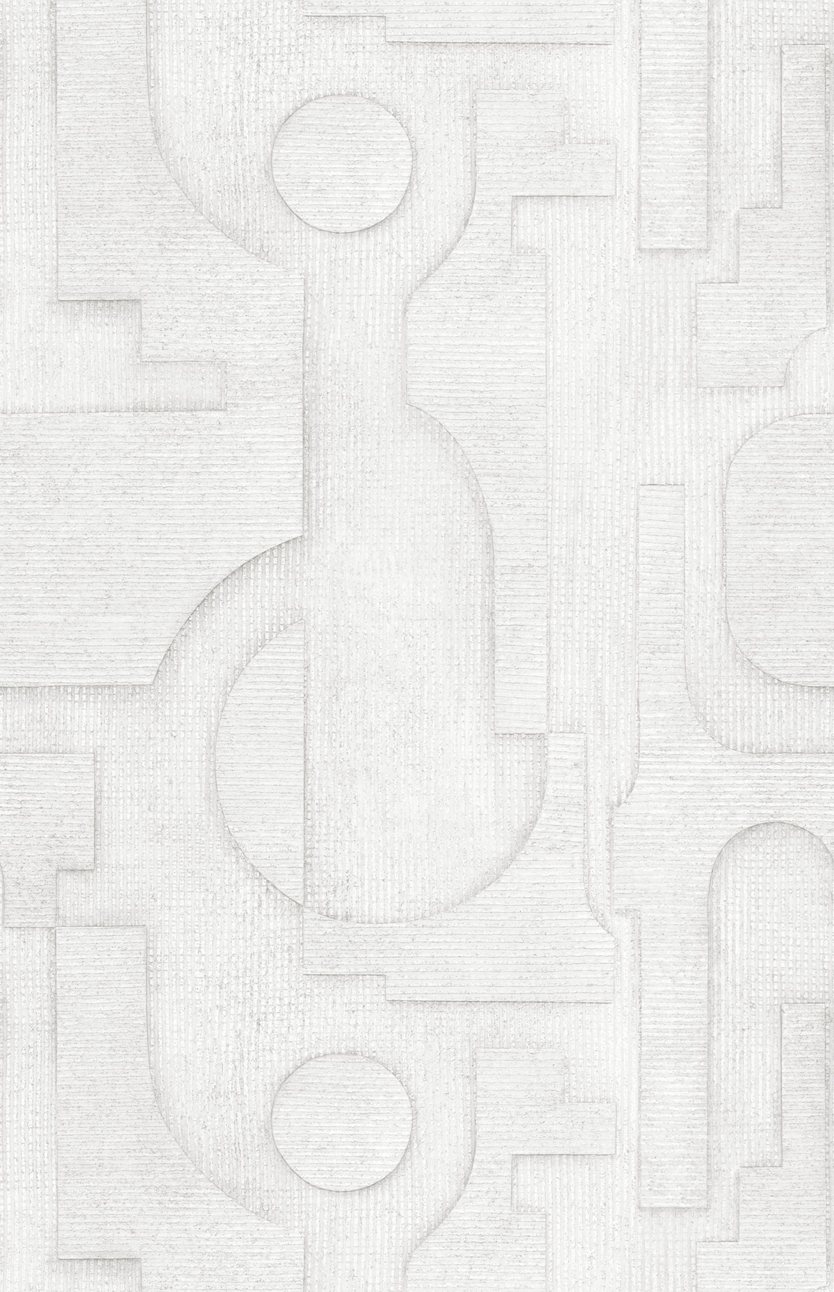 Papier peint panoramique Symbolisme L gris brume 200x310 - Wonderwalls de Casadéco | Réf. WDWS89099104