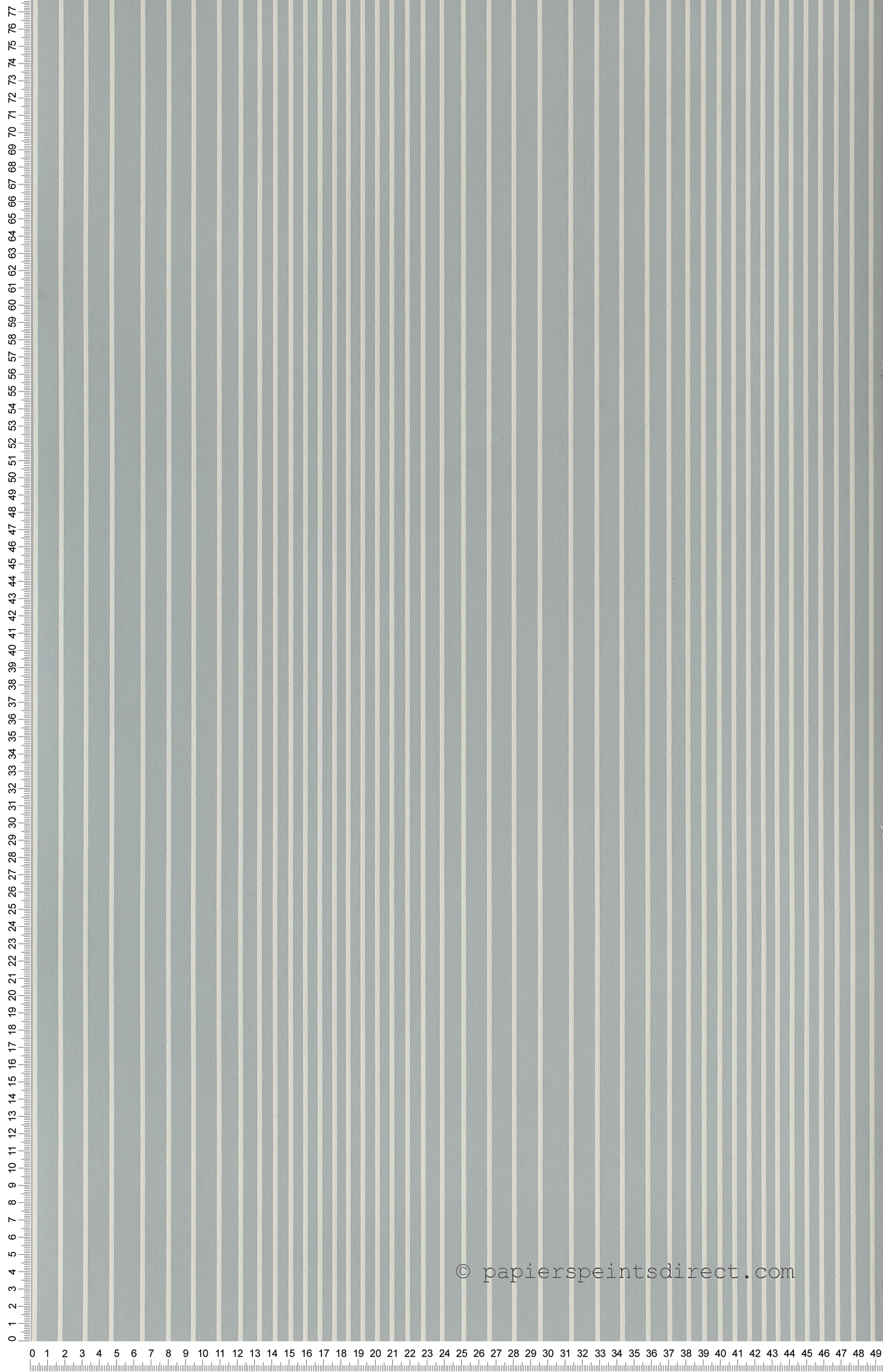 Rayures unies effet 3D porcelaine - Painted Papers de Little Greene