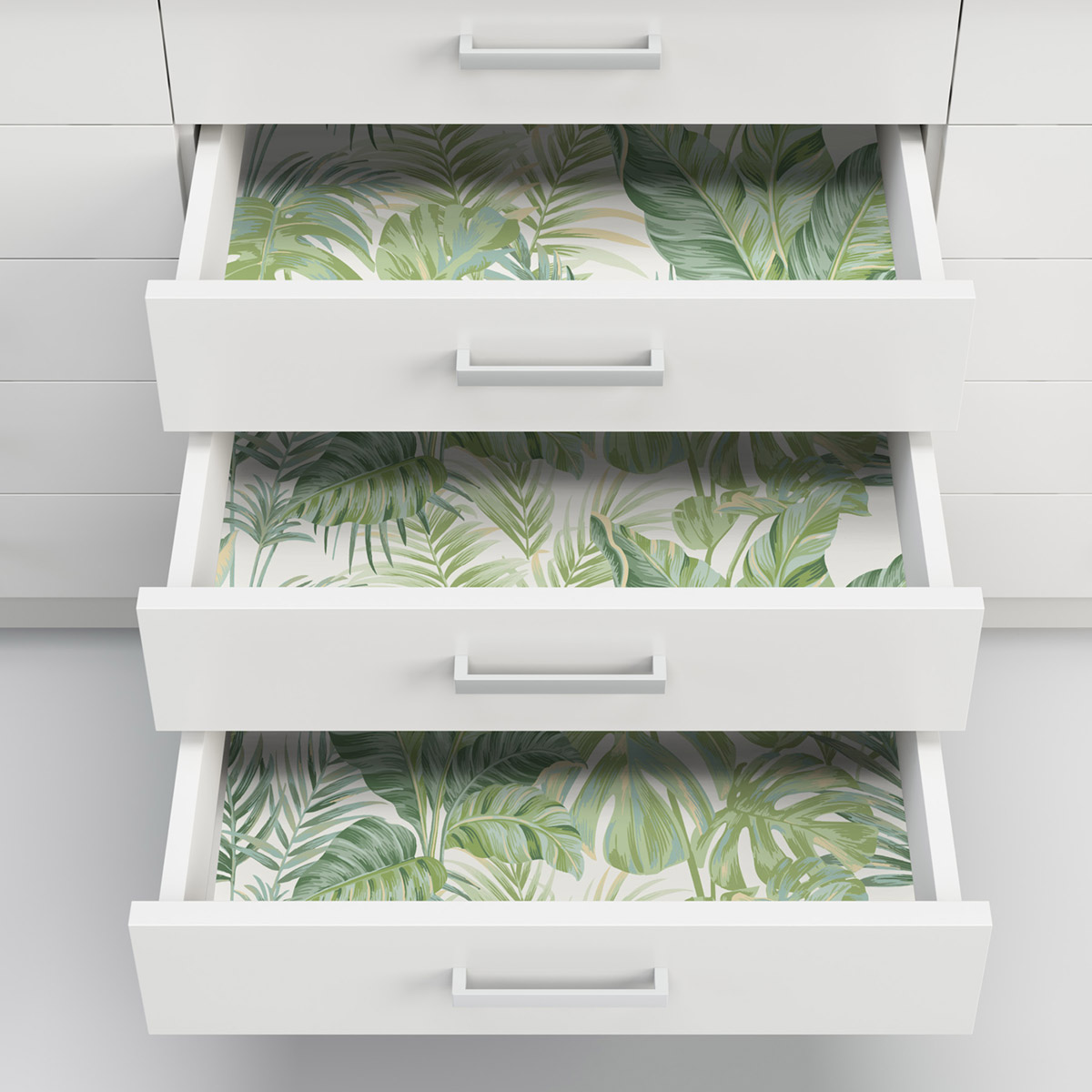 Papier peint adhésif Végétation Madagascar vert - Les Adhésifs de Lutèce AMB5| Réf. LTC-NU3382