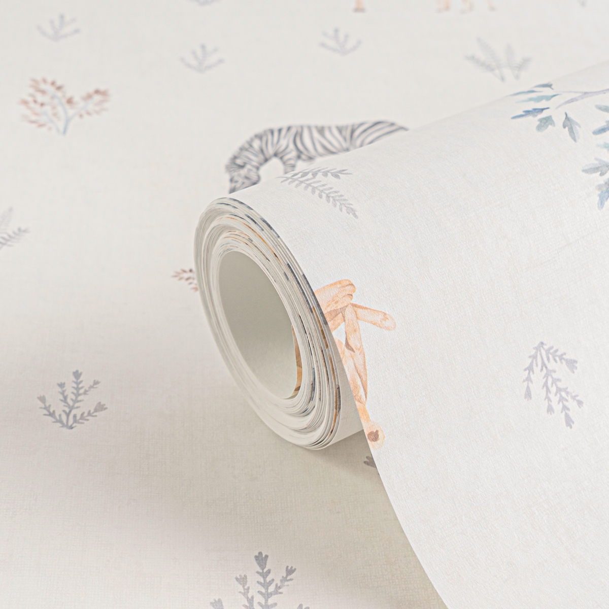 Papier peint Savane Animaux naturel - Lilly & Luis d'A.S. Création AMB7 | Réf. AS-771761