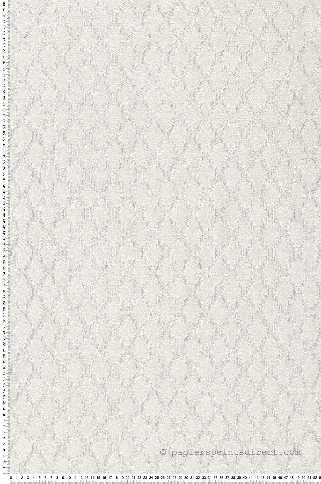 Papier peint Art Déco Médaillon nacré argenté - Scala de Montecolino | Réf. MC-28831