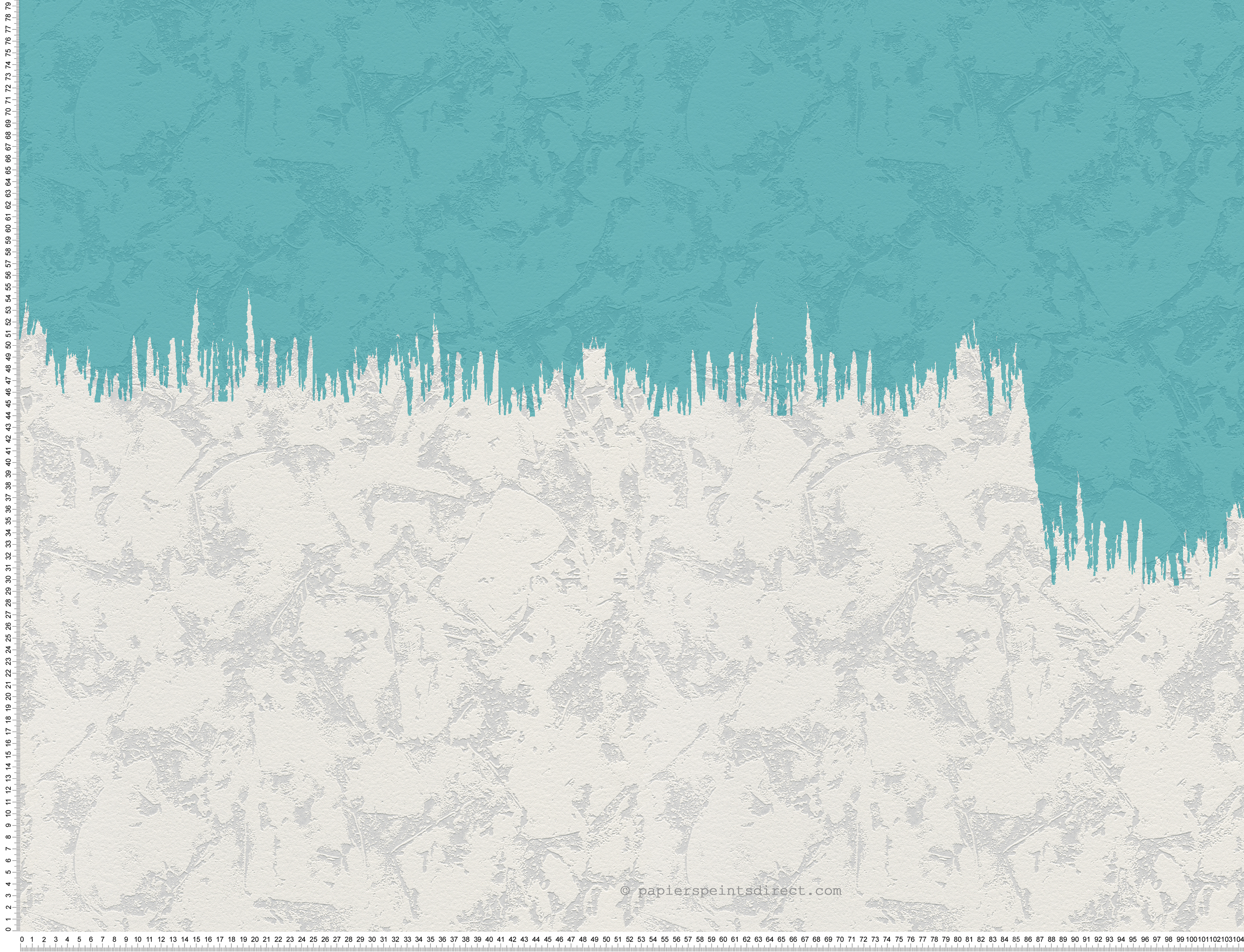 Effet béton ciré travaillé - Papier peint à peindre GO de Montécolino