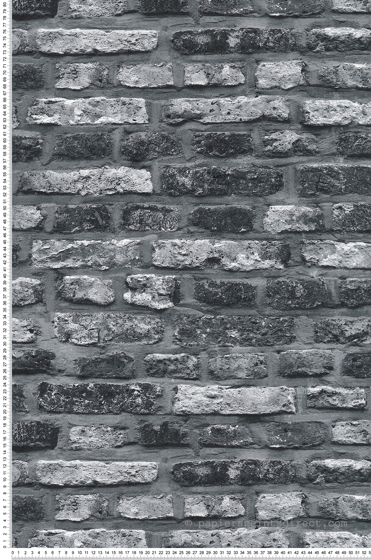 Papier peint Brique Pierre gris noir - Elements 2 d'A.S. Création | Réf. AS-362812