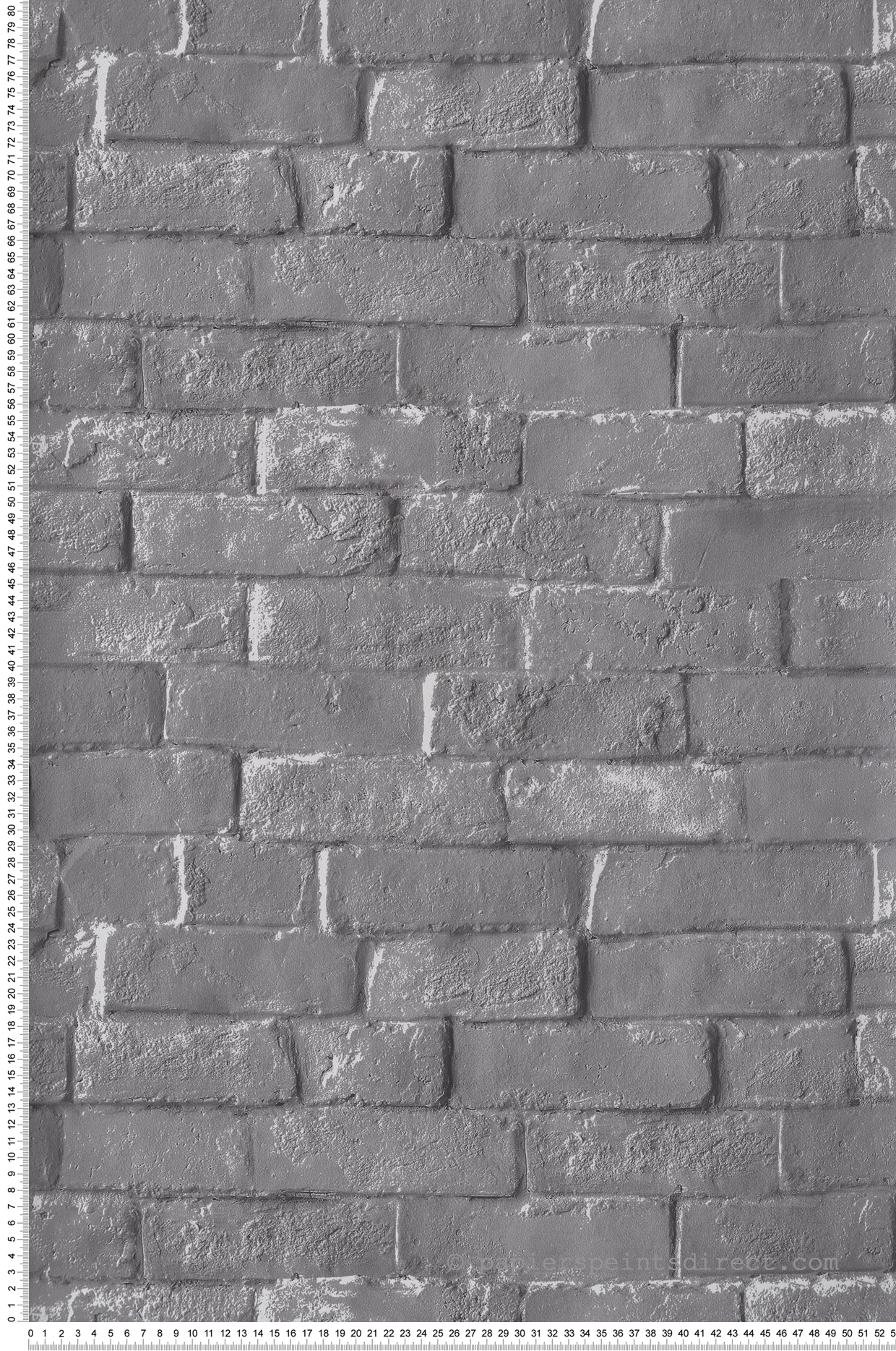 Papier peint Brique Industrielle gris pierre - Pop d'Ugépa | Réf. UGP-L90509