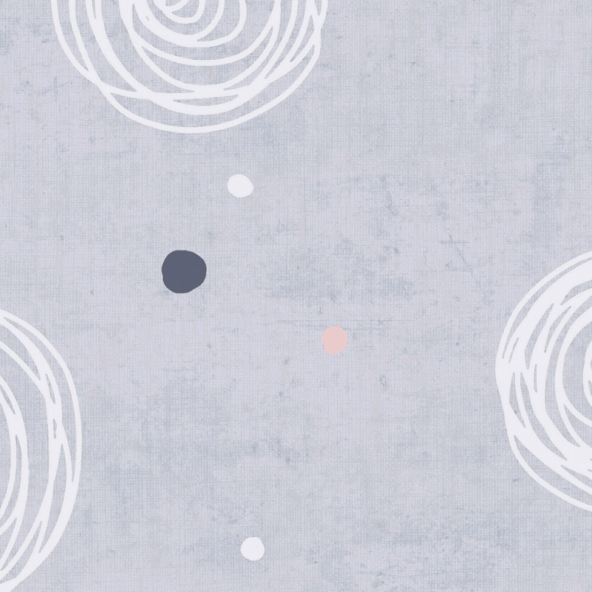 Papier peint Rond Bébé gris - Lilly & Luis d'A.S. Création AMB6 | Réf. AS-771391