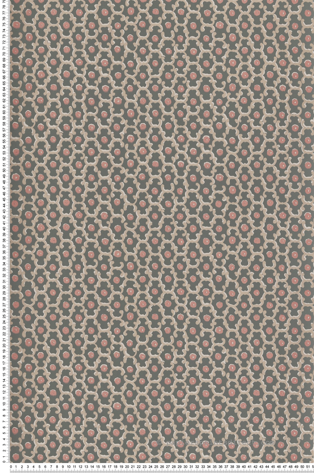 Papier peint motifs Classique Moy Pompei - National Trust Papers 2 de Little Greene | Réf. 0260MOPOMPE