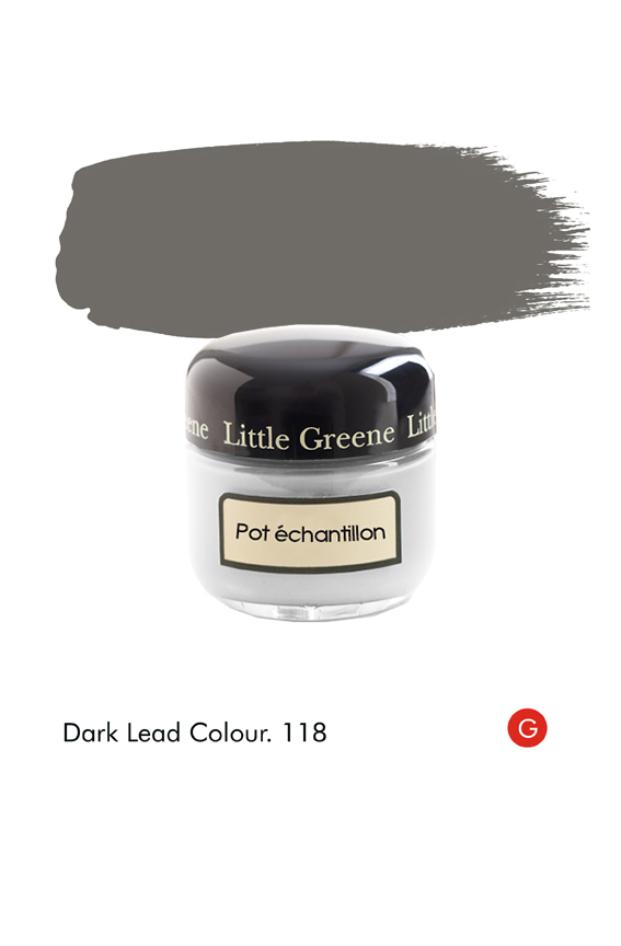 Pot échantillon Dark Lead Colour (Georgian) n°118 - Finition Absolute Matt Emulsion