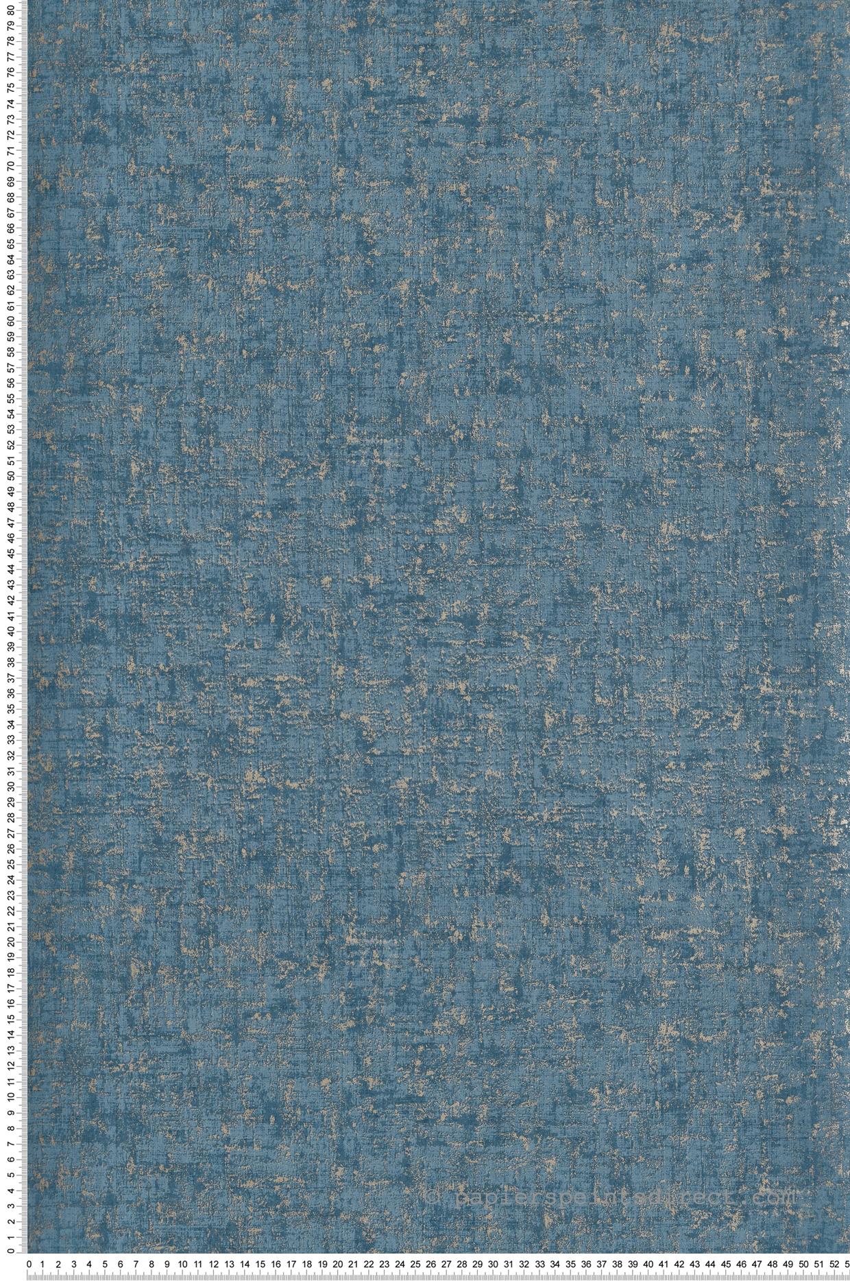 Papier peint Faux Uni Métallisé Jazz bleu azur - 1930 de Casadéco | Réf. MNCT85756303