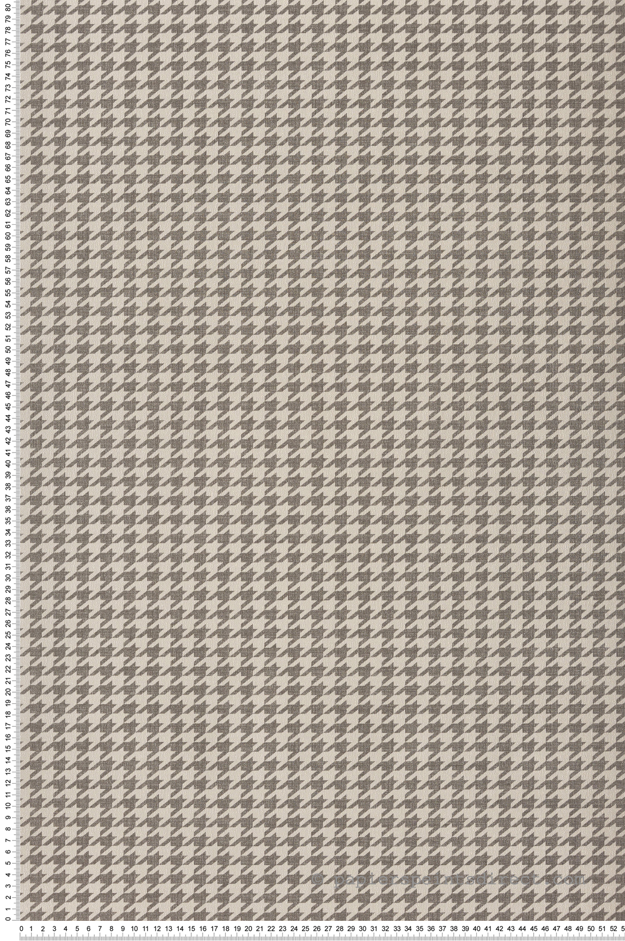 Papier peint Pied de Poule beige gris foncé - Scala de Montecolino | Réf. MC-28864