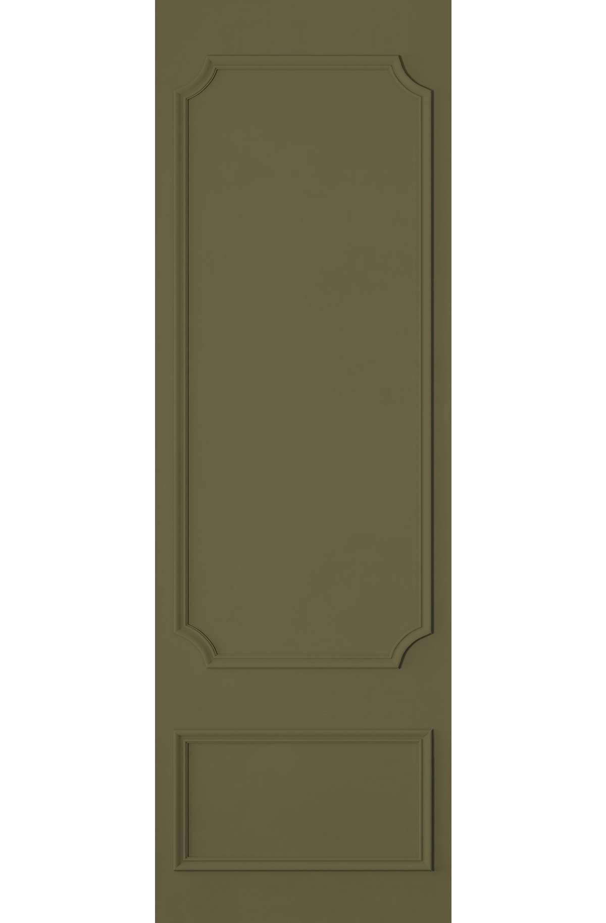 Papier peint panoramique Moulure le Boudoir kaki 90X280 - Moulures & Co de Casadéco | Réf. MOCO201397323