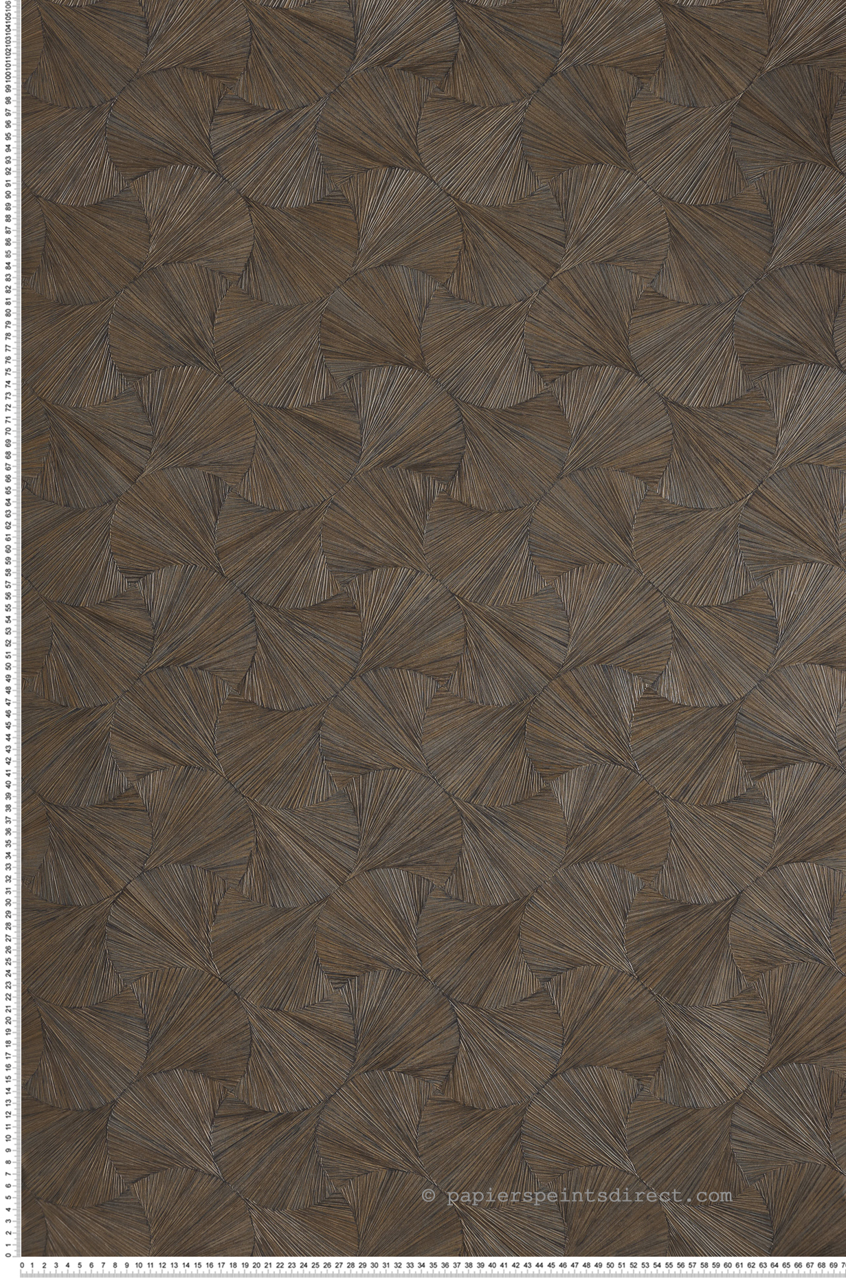 Papier peint Ecaille Végétale Lombok kaki - Archipel de Casamance | Réf. CAS-75321436