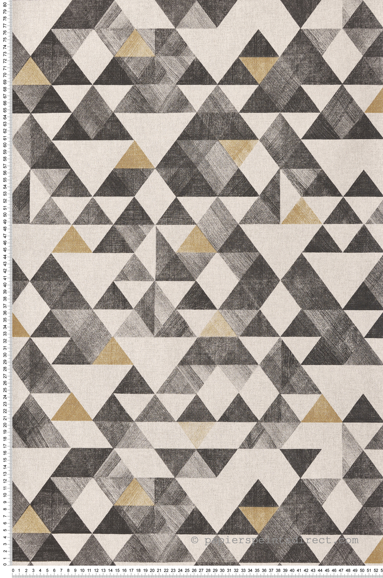 Papier Peint Scandinave Triangle noir - Les Essentiels de Lutèce | Réf. LTC-11170109