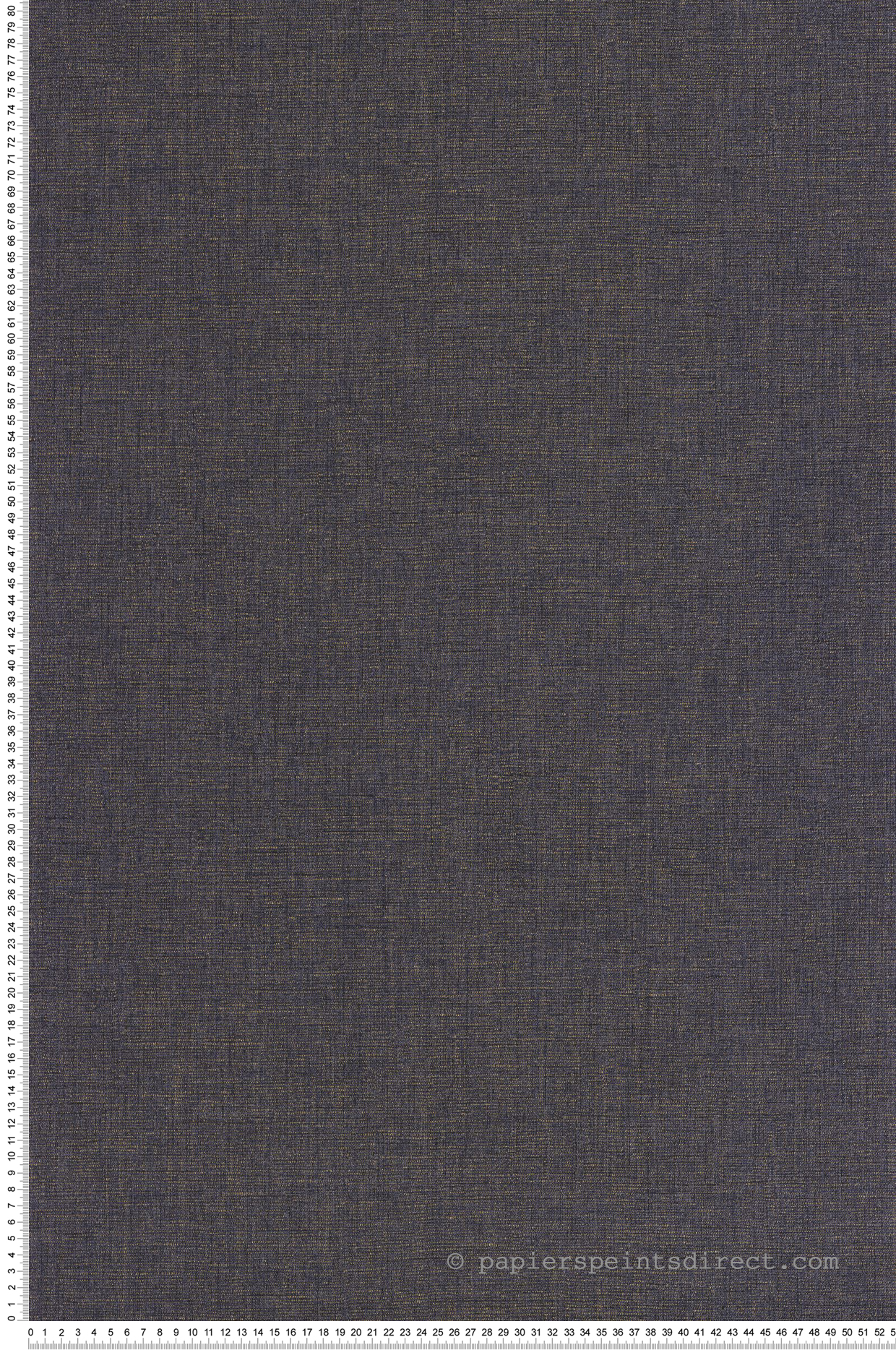 Papier peint Uni Lin Métallisé Caractère bleu marine - Matera de Casadéco | Réf. MATA201176909