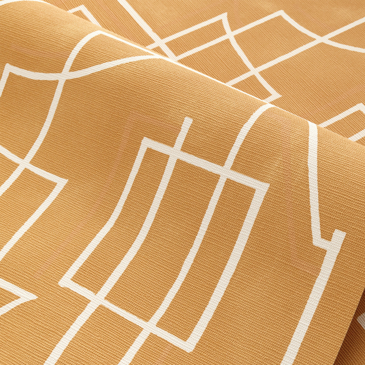 Papier peint Trait Graphique Alexander miel - Mouvements de Casamance AMB2 | Réf. CAS-76021528