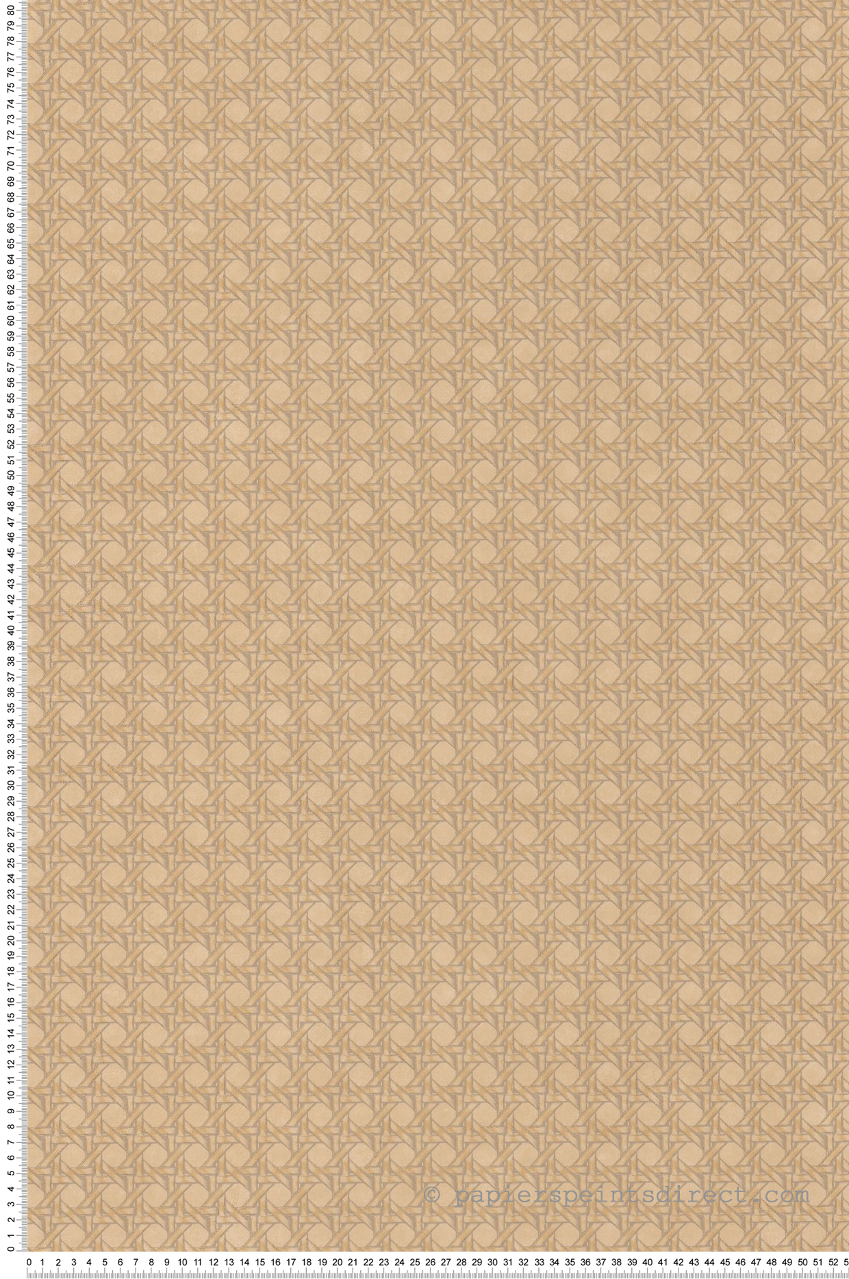 Papier peint Cannage Paja Beige - Cuba de Casadéco | Réf. CBBA84341210