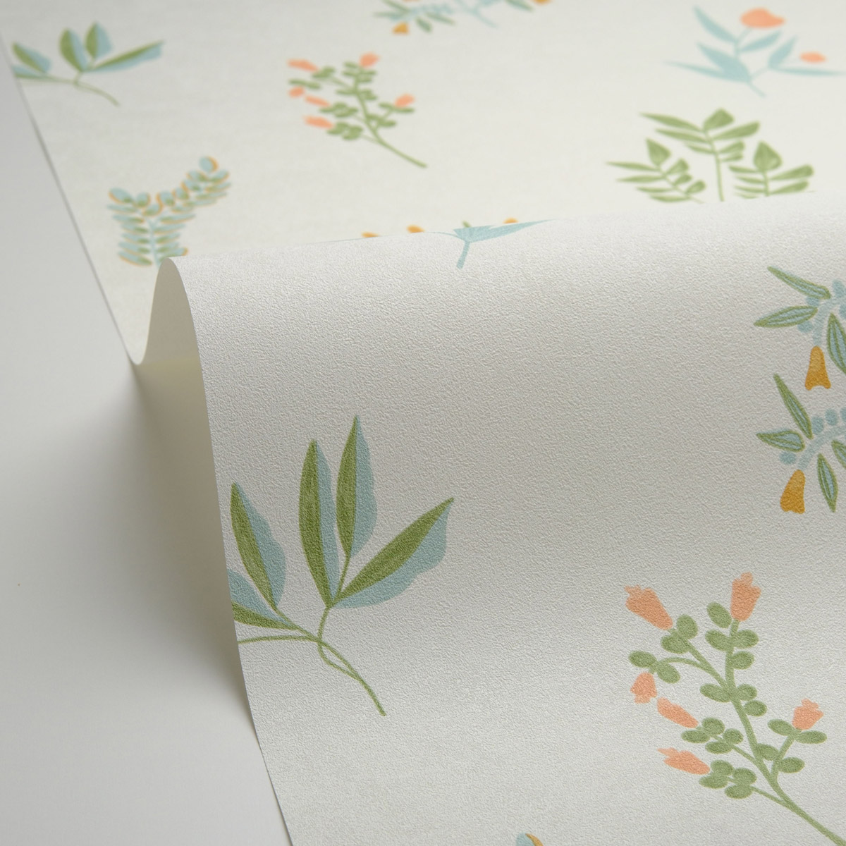 Papier peint Vintage Bouquet Luck curry bleu vert - Green Life 2 de Casélio AMB4 | Réf. GNL2105370251