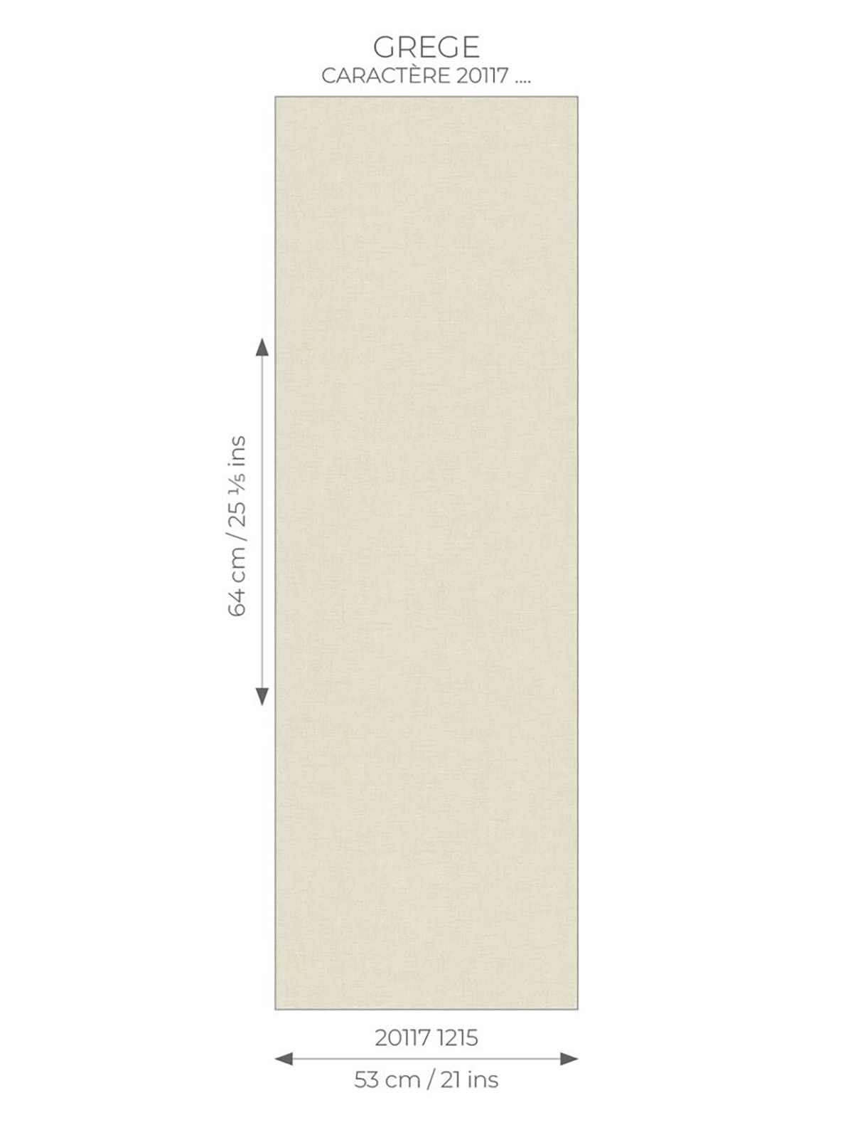 Papier peint Uni Lin Caractère Métallisé grège  - Seaside de Casadéco AMB7 | Réf. SEAS201171215