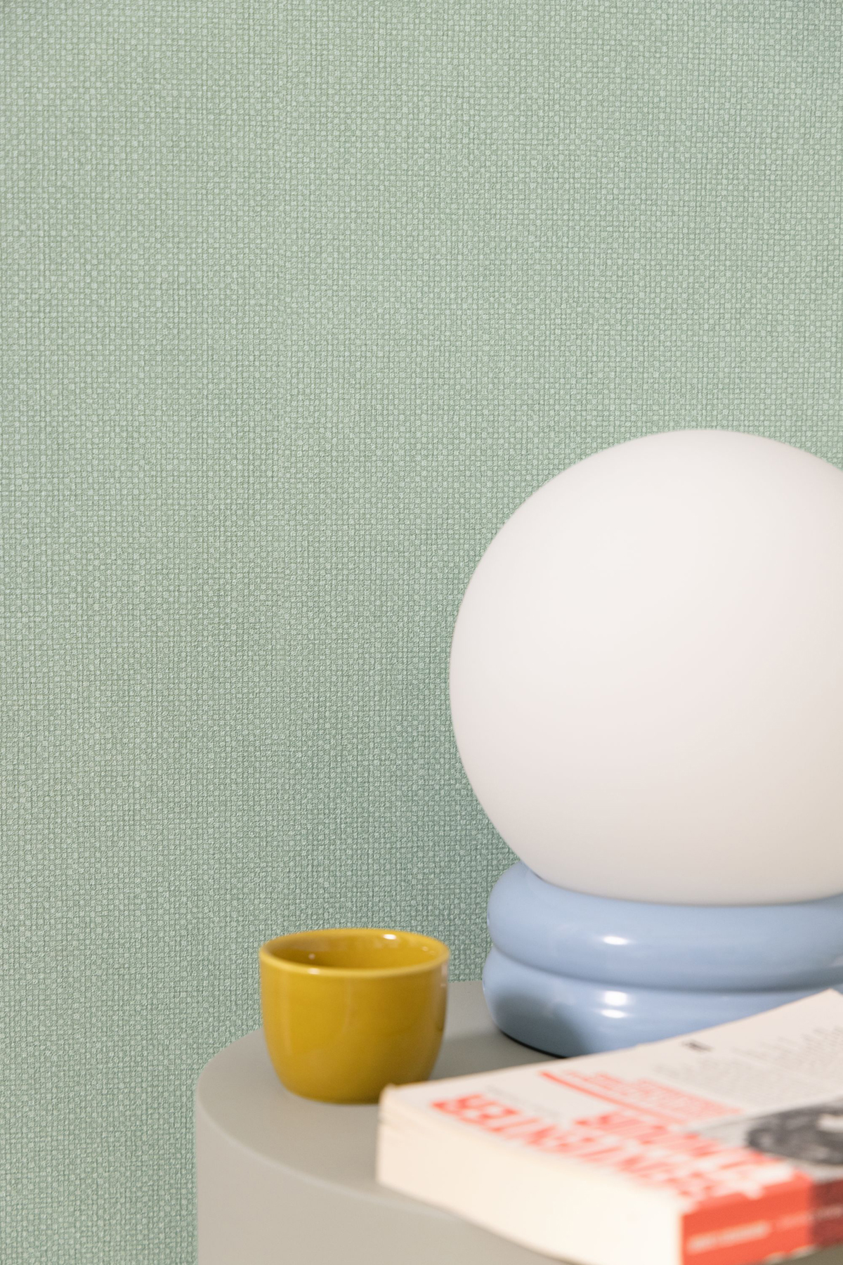 Papier peint Uni Mat Damier vert céladon - Stay Wild de Casélio | Réf. WILD104997134