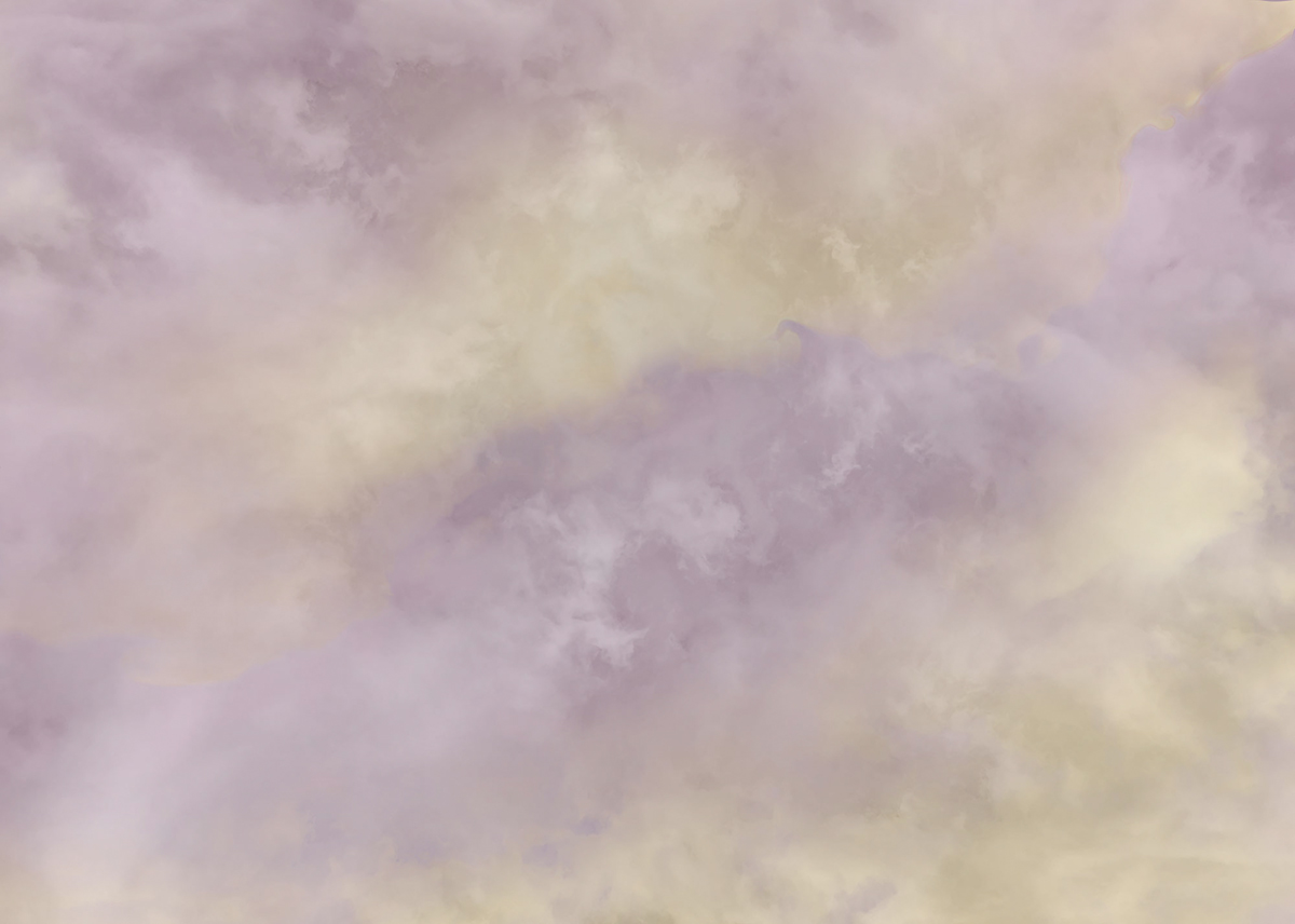 Papier peint panoramique Nuage Lavender Clouds - Papier peint Komar Flair