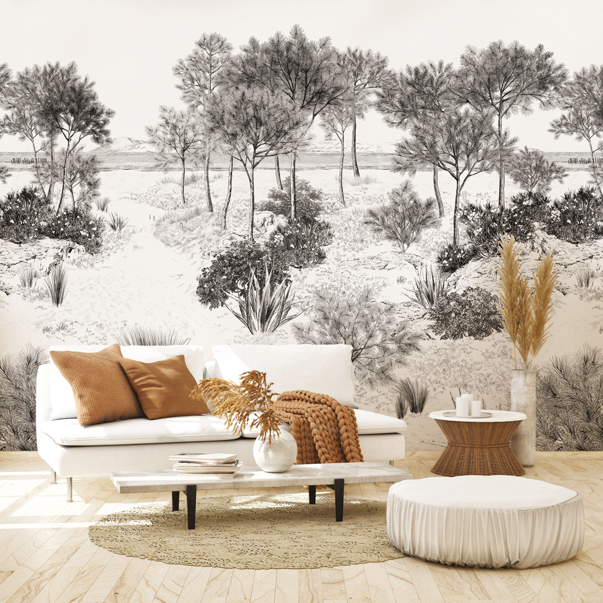 Papier peint panoramique Dune - 1/2/3 - Isidore Leroy AMB1